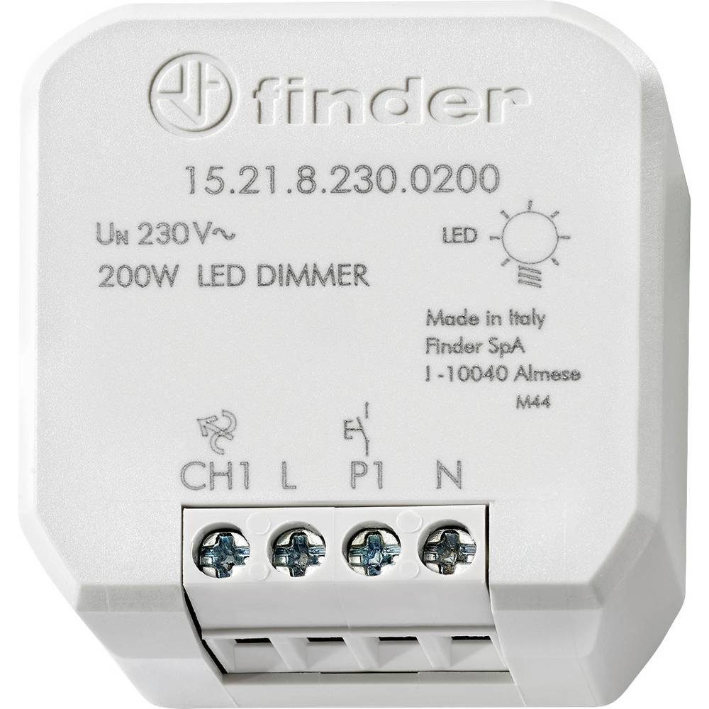 finder Drehdimmer Elektronischer Unterputz Dimmer 200 W LED | Verteilerboxen