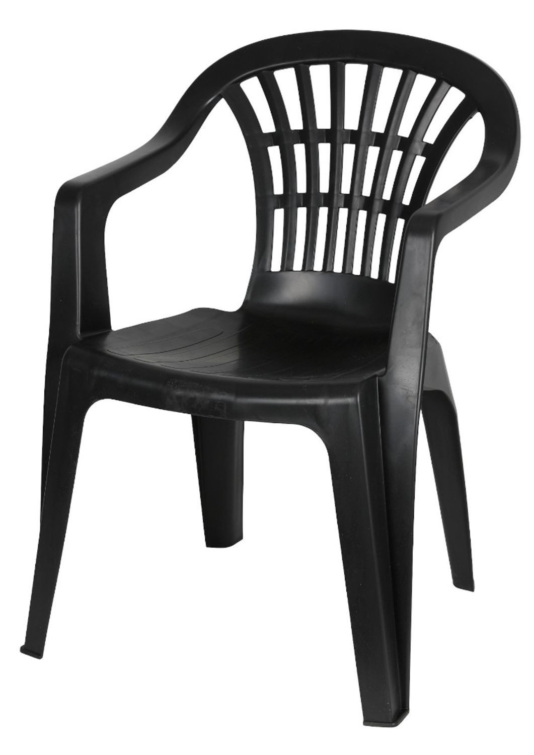 Ipae-Progarden Gartenstuhl Gartenstuhl Monoblock Anthrazit Stapelstuhl Bist günstig online kaufen