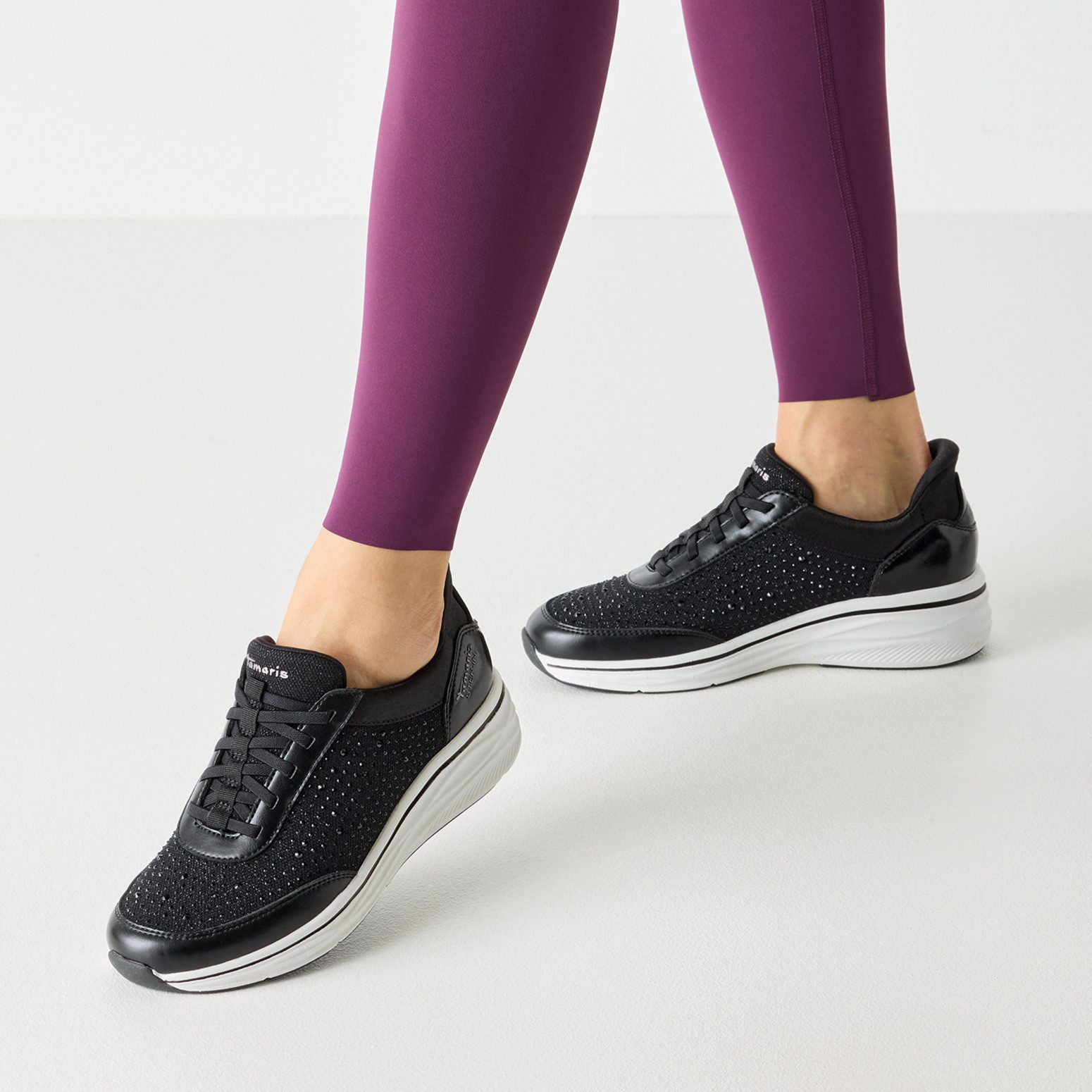 Tamaris Tamaris Damen STEP IN Sneaker 1-23779-45-001 black Sneaker