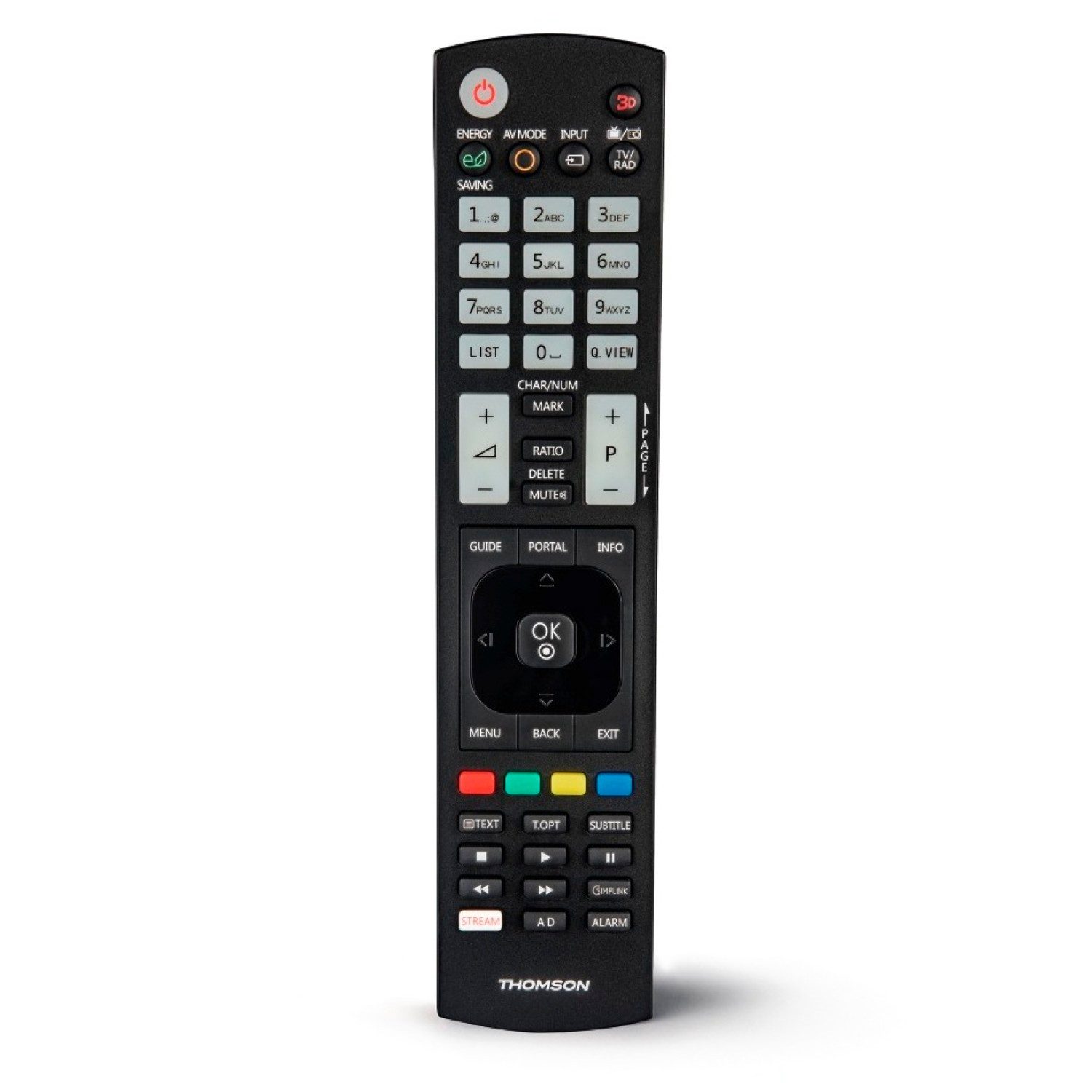 Thomson ROC1128SON Ersatz Fernbedienung für LG TVs Universal-Smart-TV-Fernbedienung (1-in-1, Remote Control für LG Smart TV LCD LED OLED Netflix Streaming App)