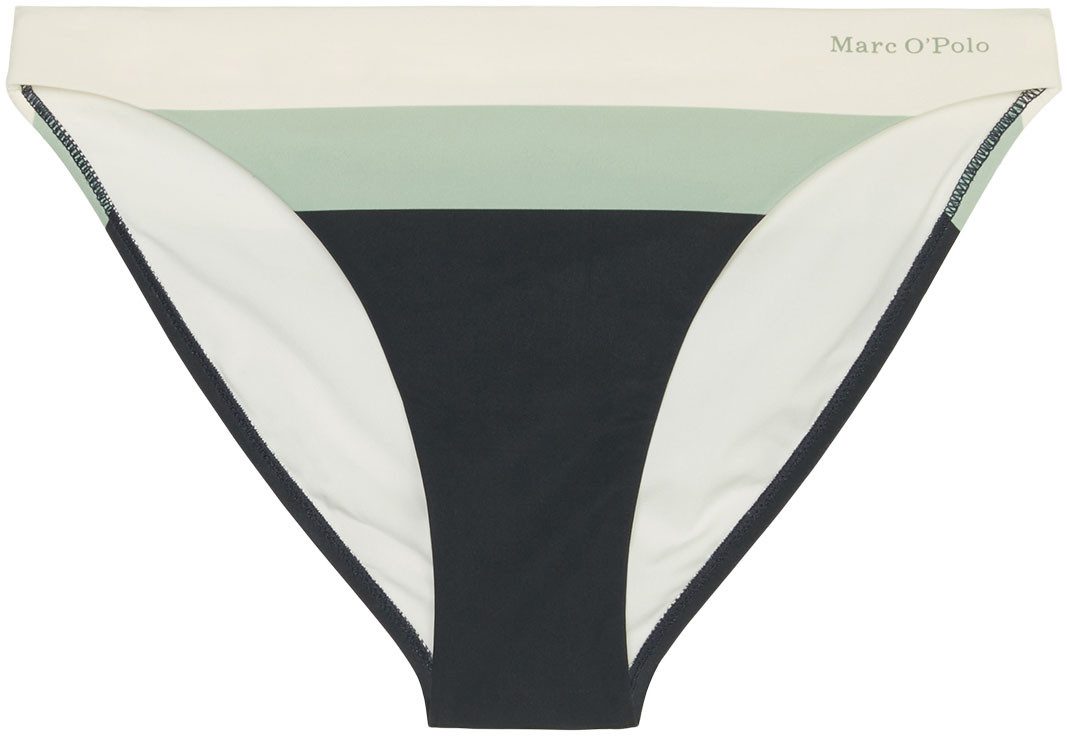 Marc O'Polo Bikini-Hose Summer Stripes mit elegantem Farbblock-Muster günstig online kaufen
