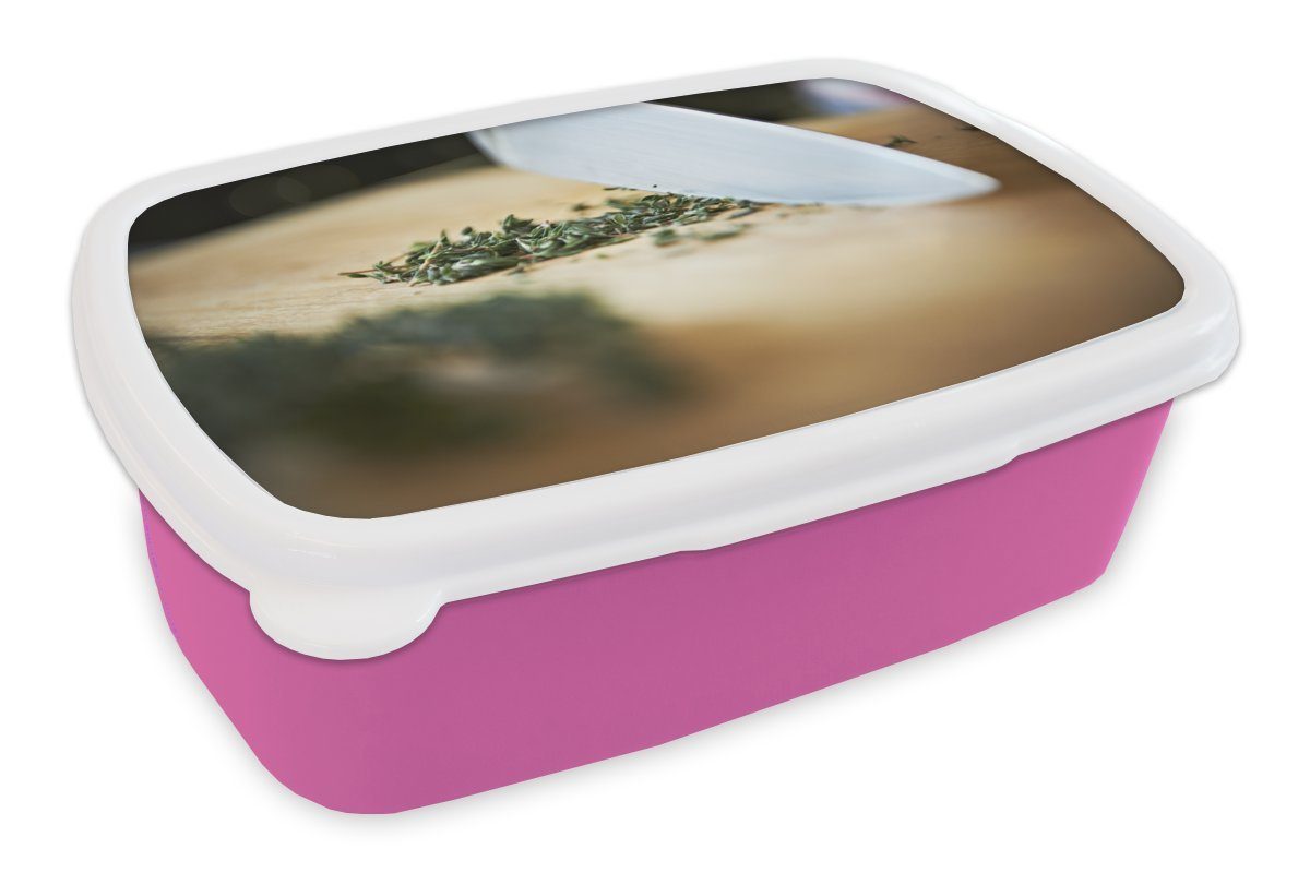 MuchoWow auf (2-tlg), einem Erwachsene, von Lunchbox Kunststoff Kunststoff, Schneiden Schneidebrett, für rosa Brotdose Gemüse Brotbox Mädchen, Snackbox, Kinder,