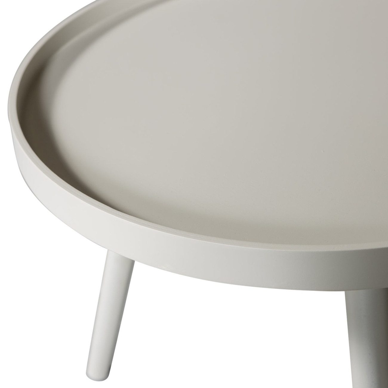 WOOOD Beistelltisch Mesa aus Holz Sand, M günstig online kaufen