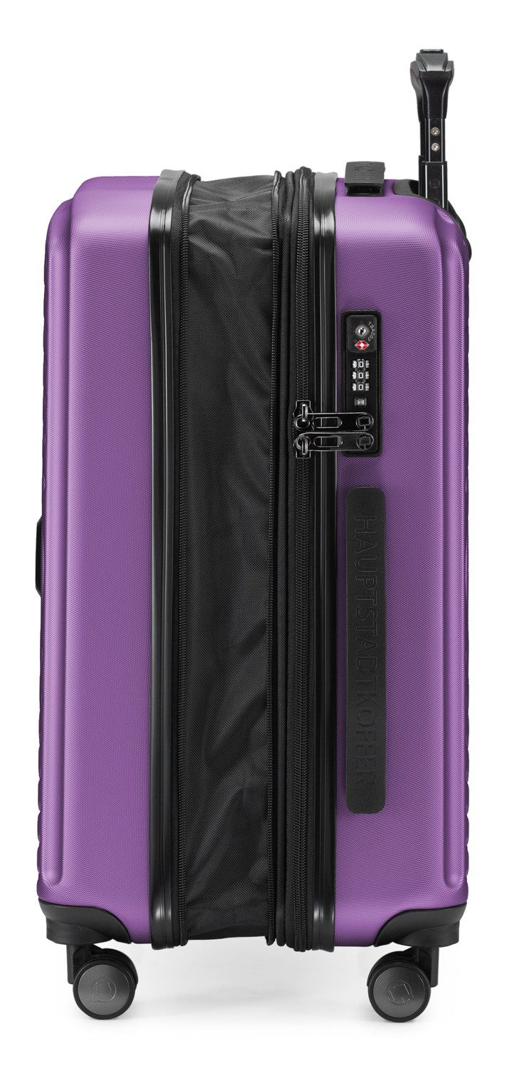 Hauptstadtkoffer Handgepäckkoffer Mitte, 4 Rollen, Handgepäck erweiterbar max. 55 L, TSA