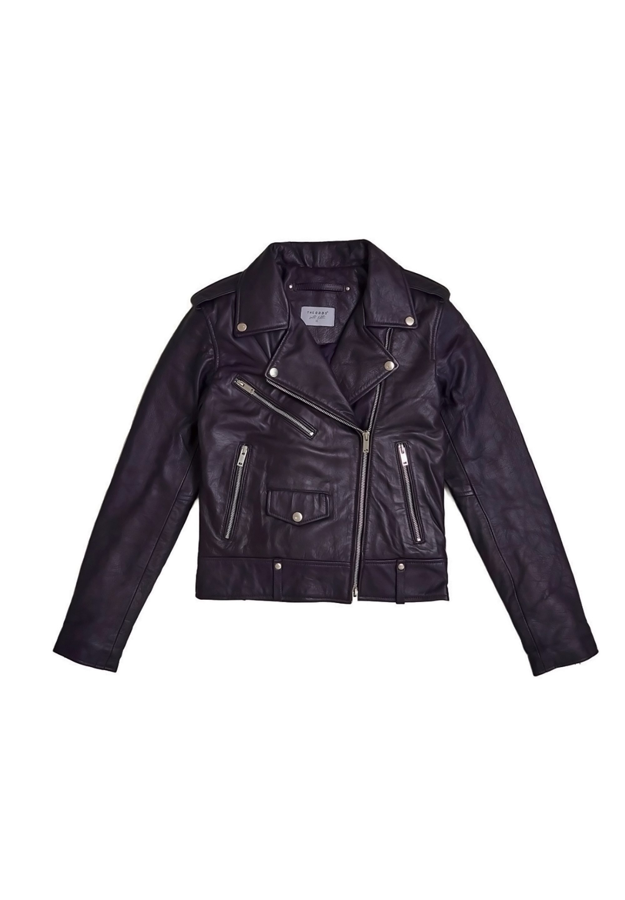 THE ODDS Lederjacke Mulberry Purple Matte Leather Jacket Women/ LMTD Edition