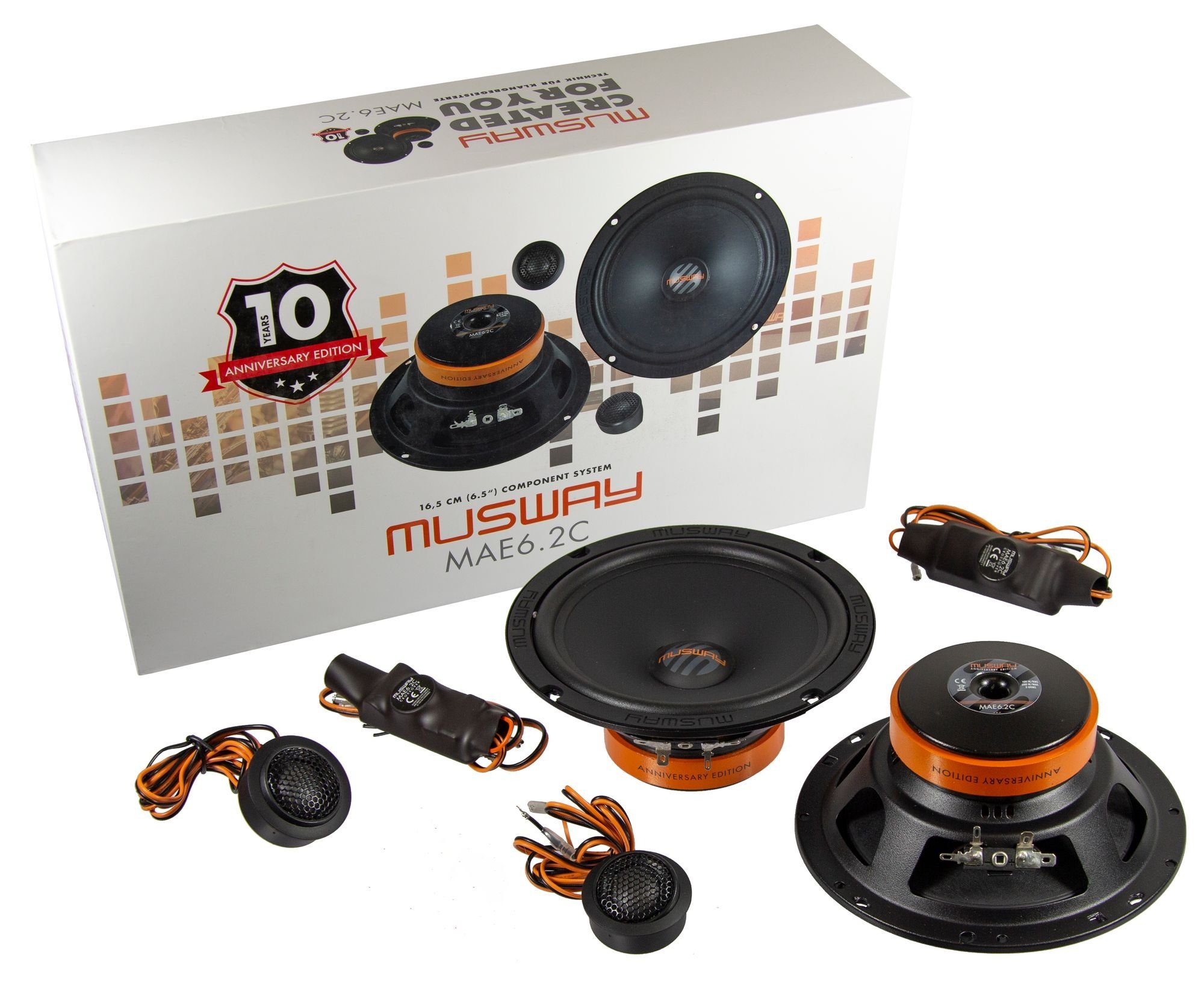 Musway MAE6.2C 16,5 CM (6.5) W, MAE6.2C 16,5 Musway KOMPONENTEN-SYSTEM 2-WEGE (100 KOMPONENTEN-SYSTEM) Auto-Lautsprecher 2-WEGE CM (6.5)