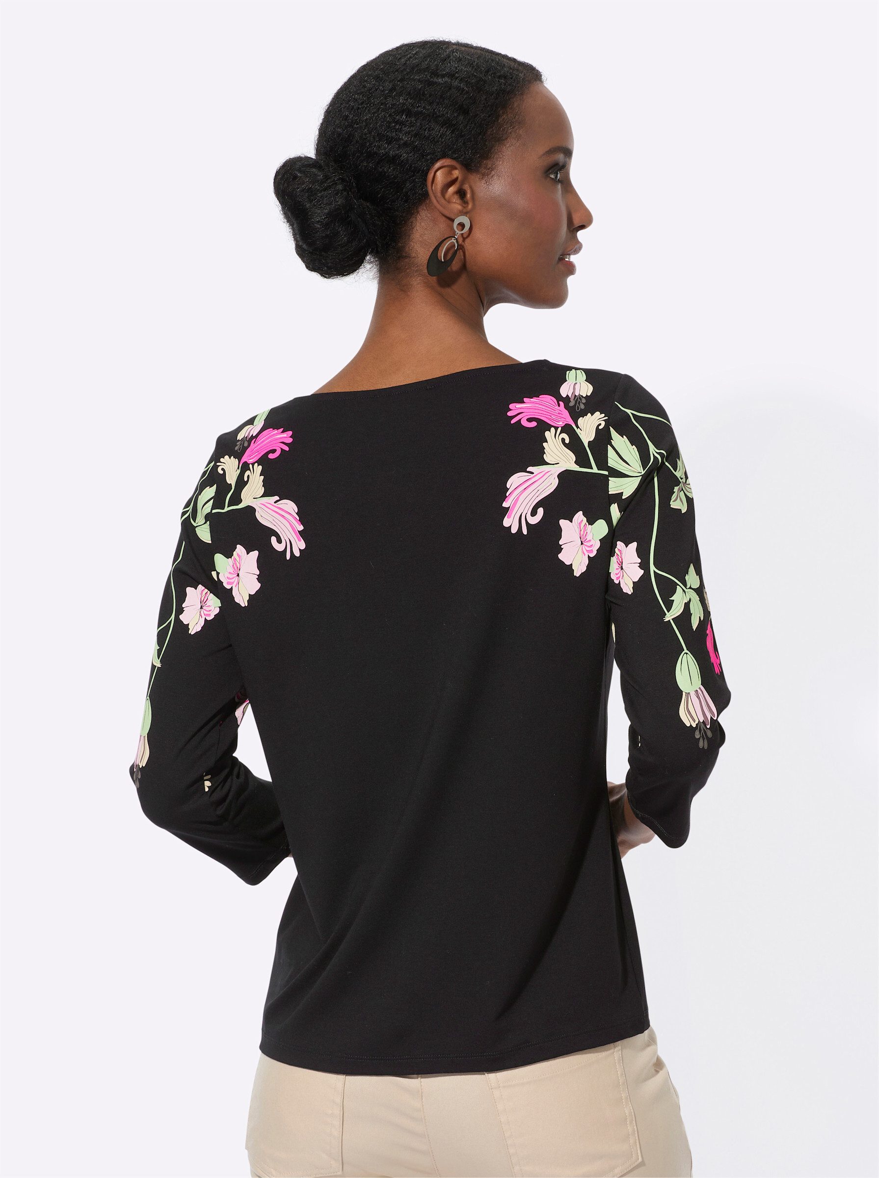 creation L T-Shirt Druck-Shirt 3/4-Arm