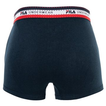 Fila Boxer Herren Boxer Shorts, 4er Pack - Logobund, Cotton