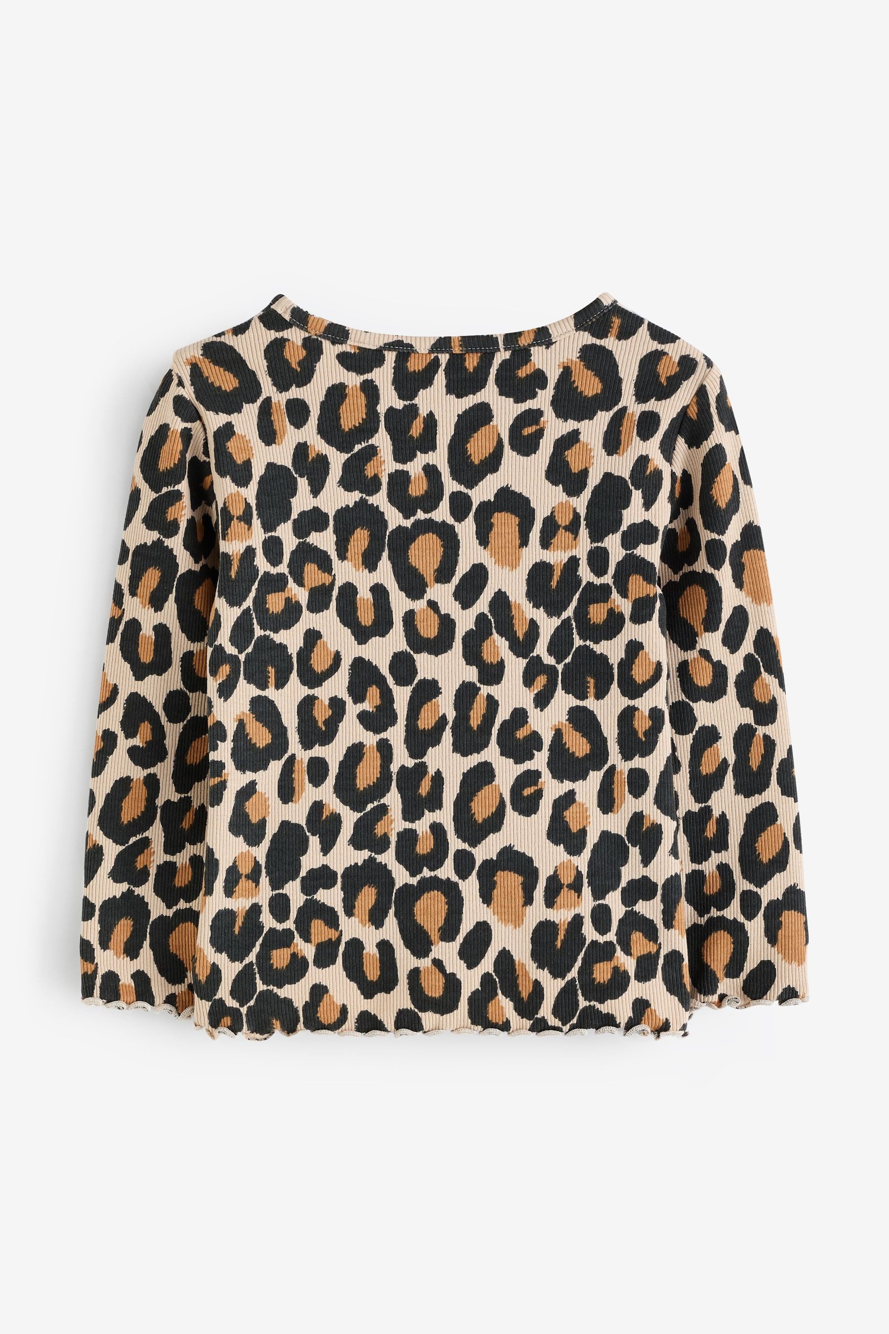 Next Langarmshirt Langärmeliges Feinripp-Shirt (1-tlg) günstig online kaufen