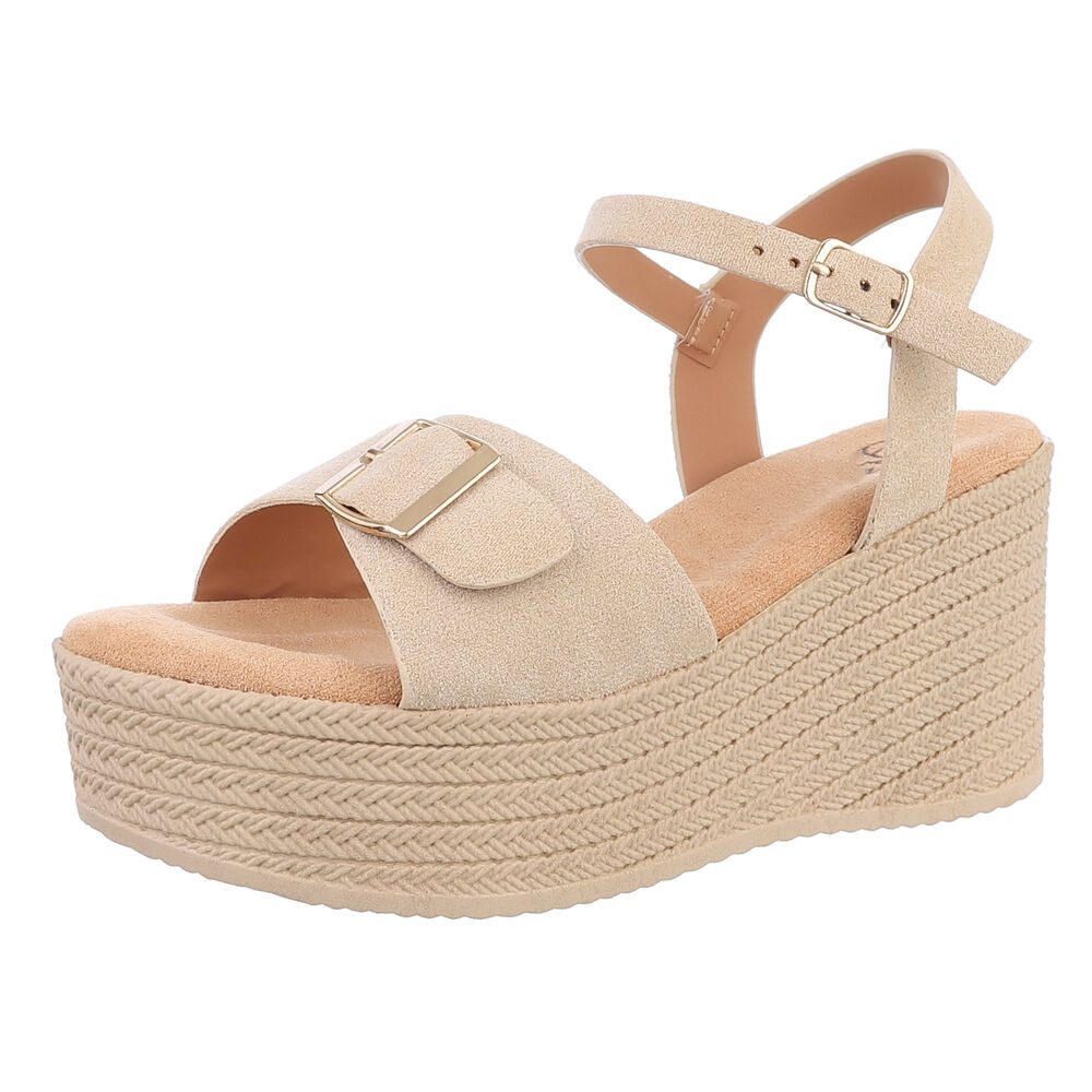 Ital-Design Elegante Plateau-Sandalen für jeden Anlass Plateausandaletten ( günstig online kaufen