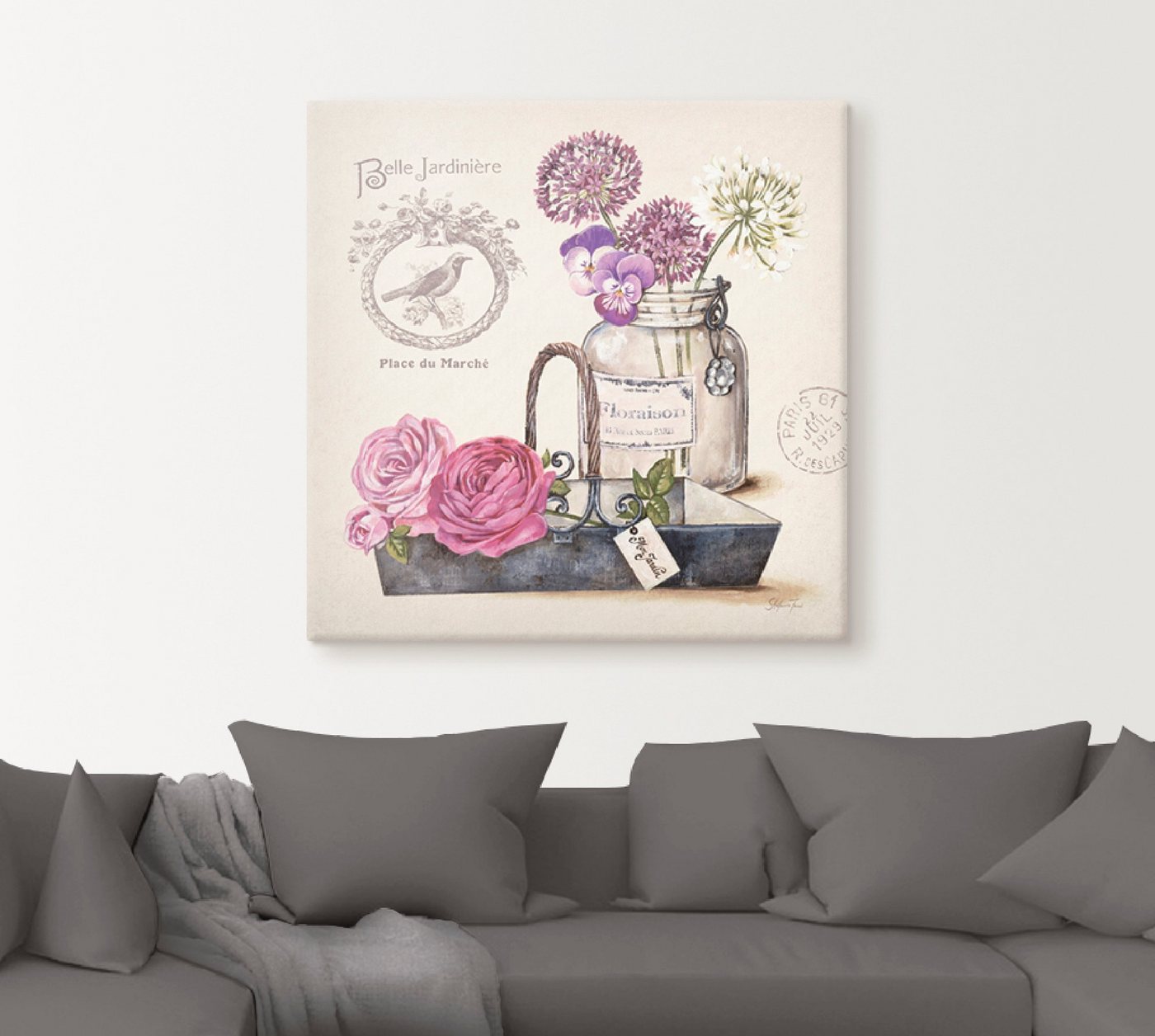 Artland Wandbild »Blumenstrauß IV«, Arrangements (1 Stück), in vielen Größen & Produktarten -Leinwandbild, Poster, Wandaufkleber / Wandtattoo auch für Badezimmer geeignet-kaufen