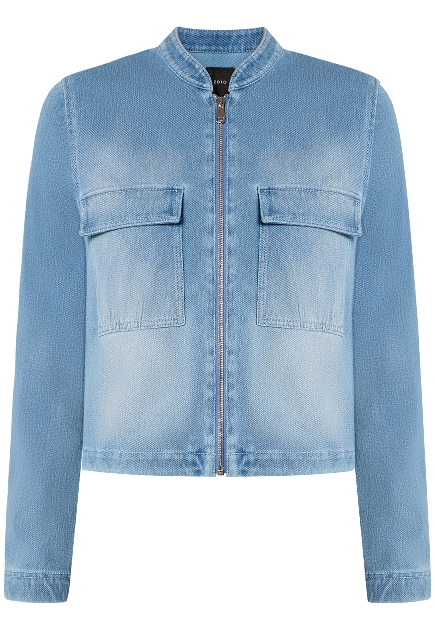 Zero Jackenblazer Damen mit Reißverschluss Plain/ohne Details