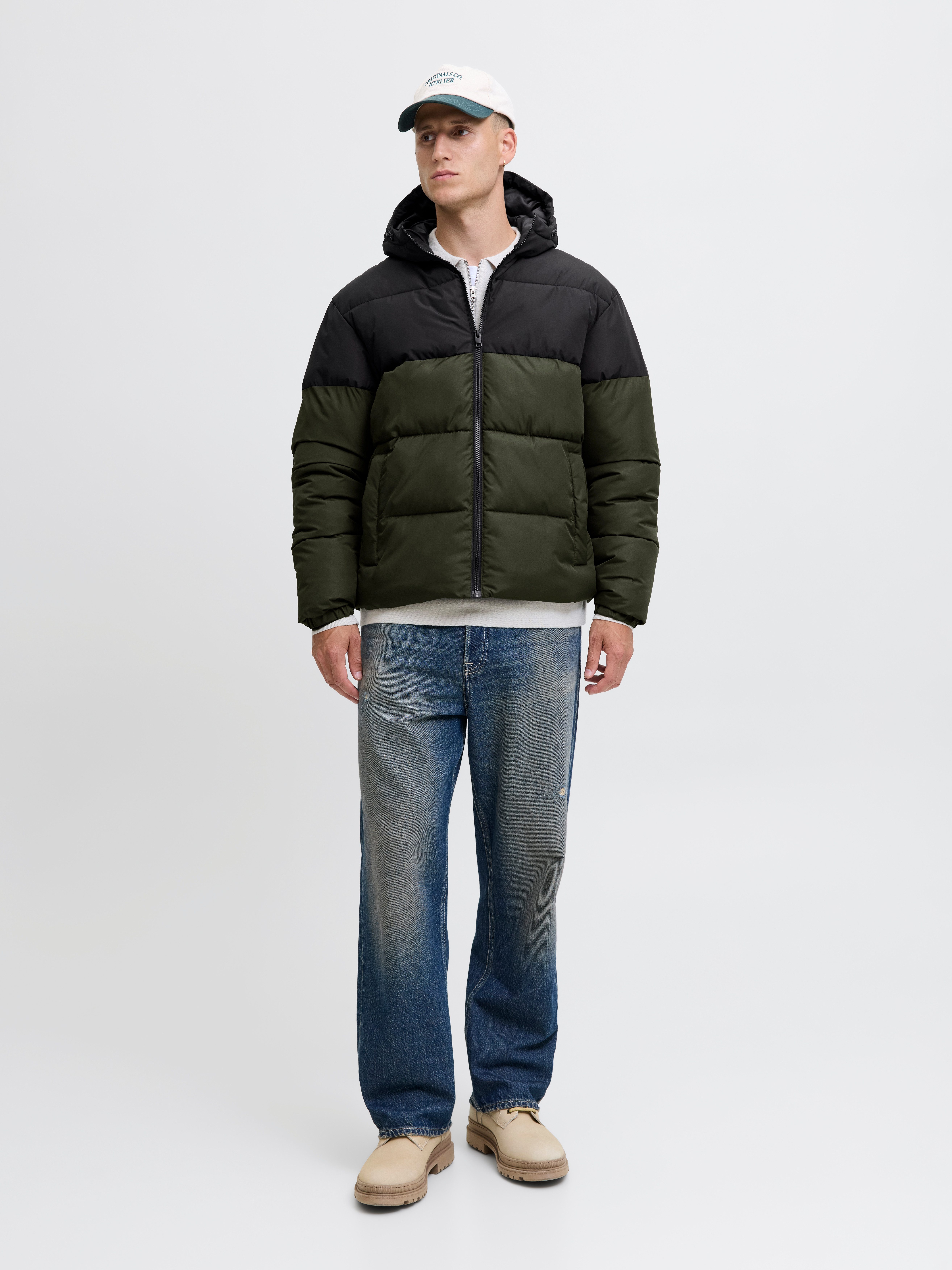 Jack & Jones Steppjacke JJMAZE PUFFER HOOD