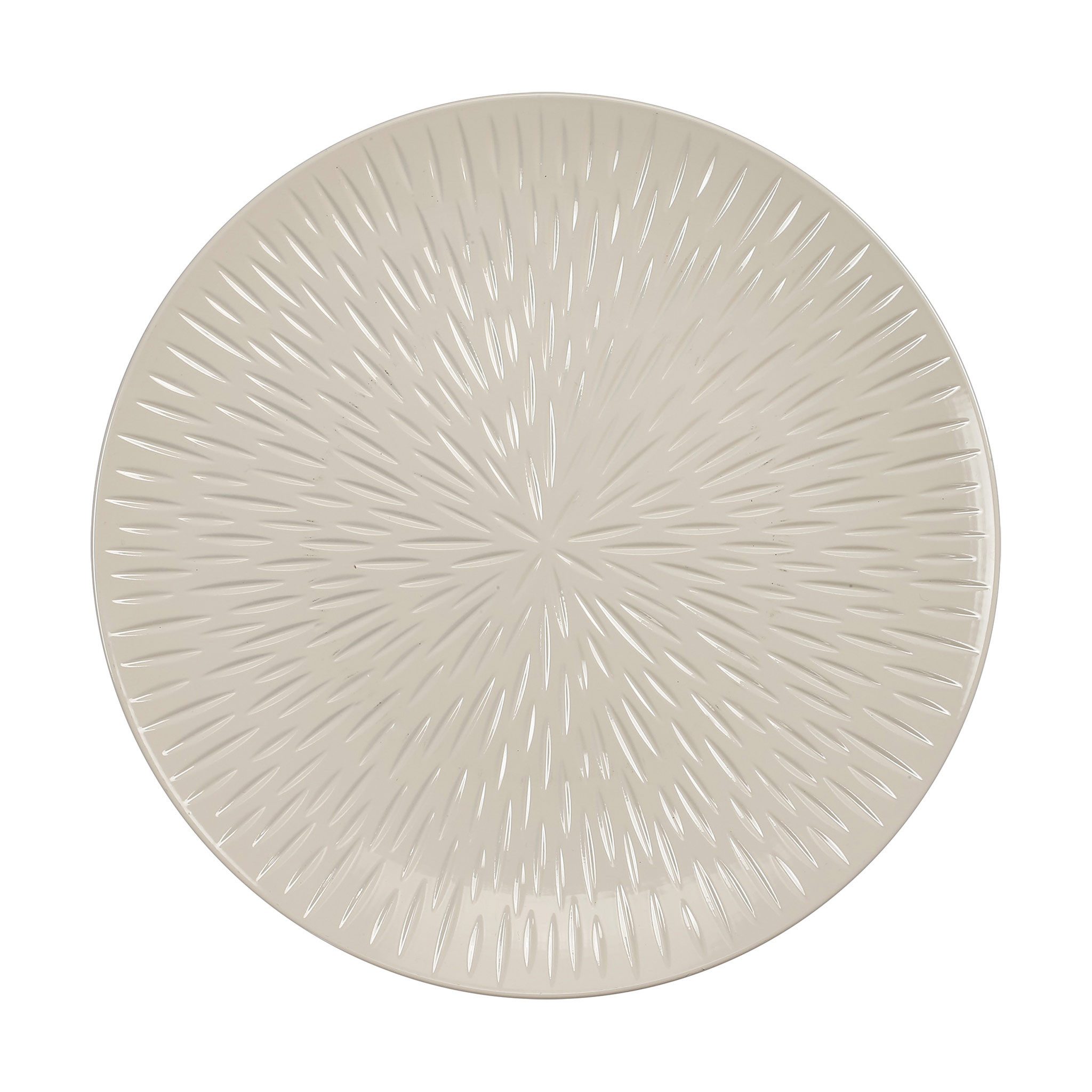 MAGIC by Inge Dekoteller, Dekoteller 33cm Kunststoff mit Strahlen Muster - günstig online kaufen