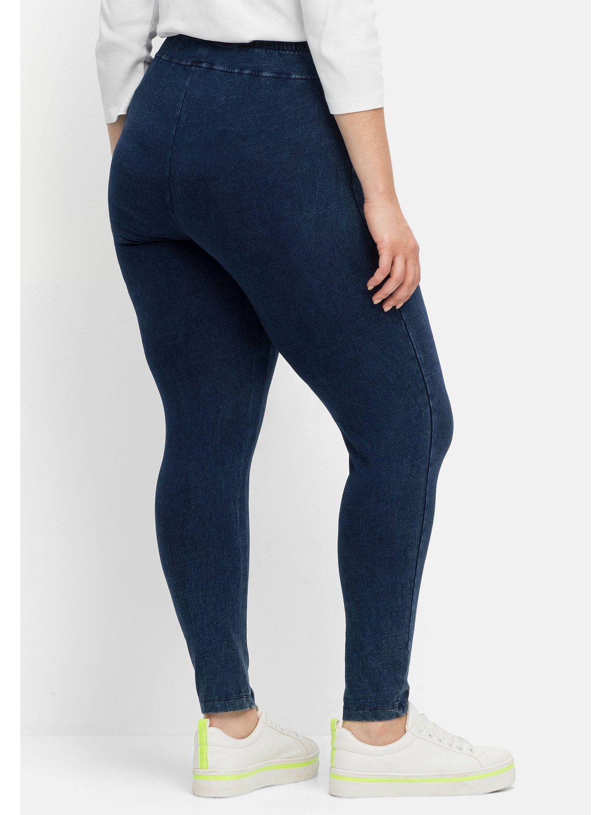 mit Größen Große Passe Denimoptik, Sheego in breiter Leggings