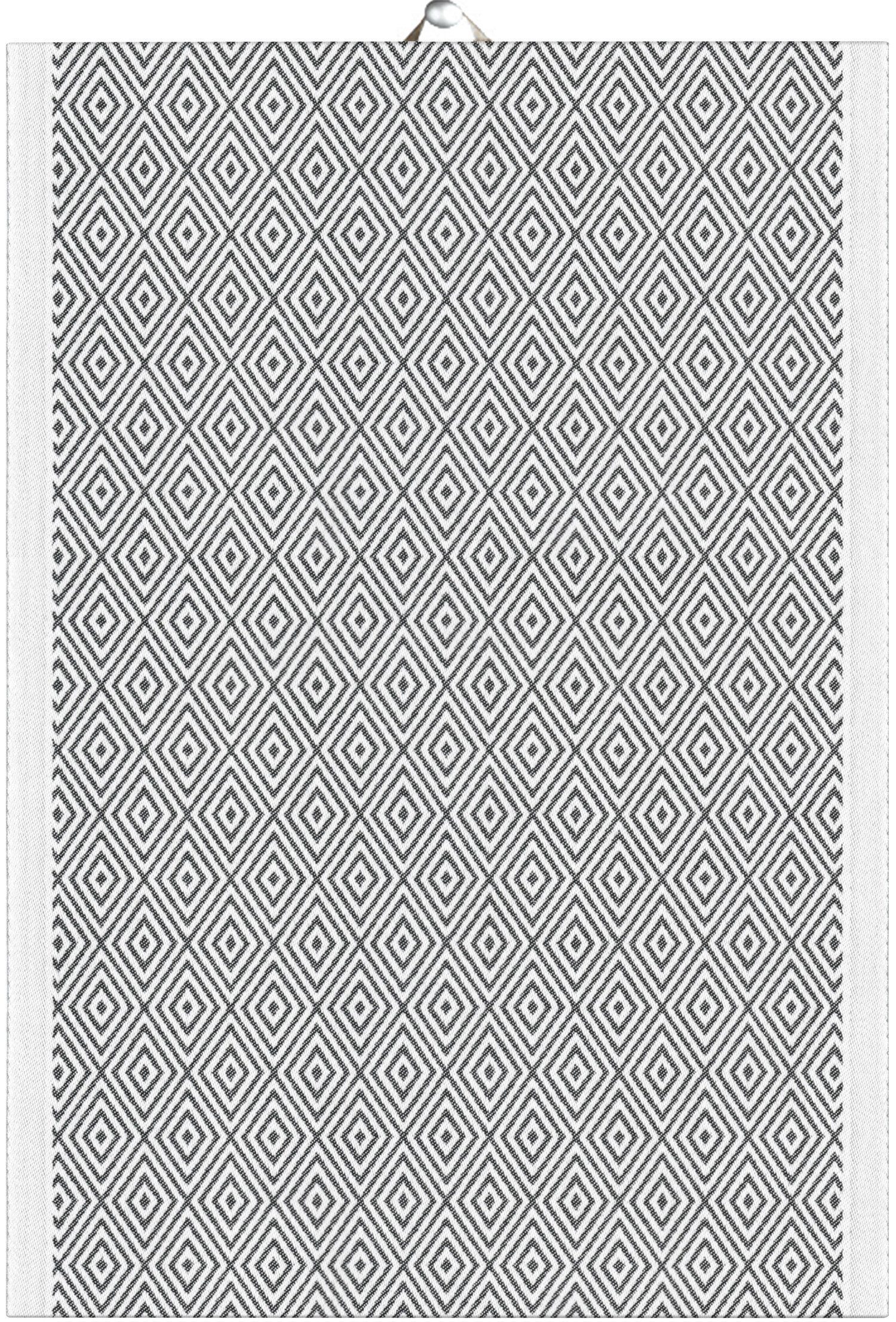 Ekelund Geschirrtuch Küchenhandtuch Gåsöga 090 35x50 cm, (1-tlg., 1 x Geschirrtuch), Pixel gewebt (3-farbig)