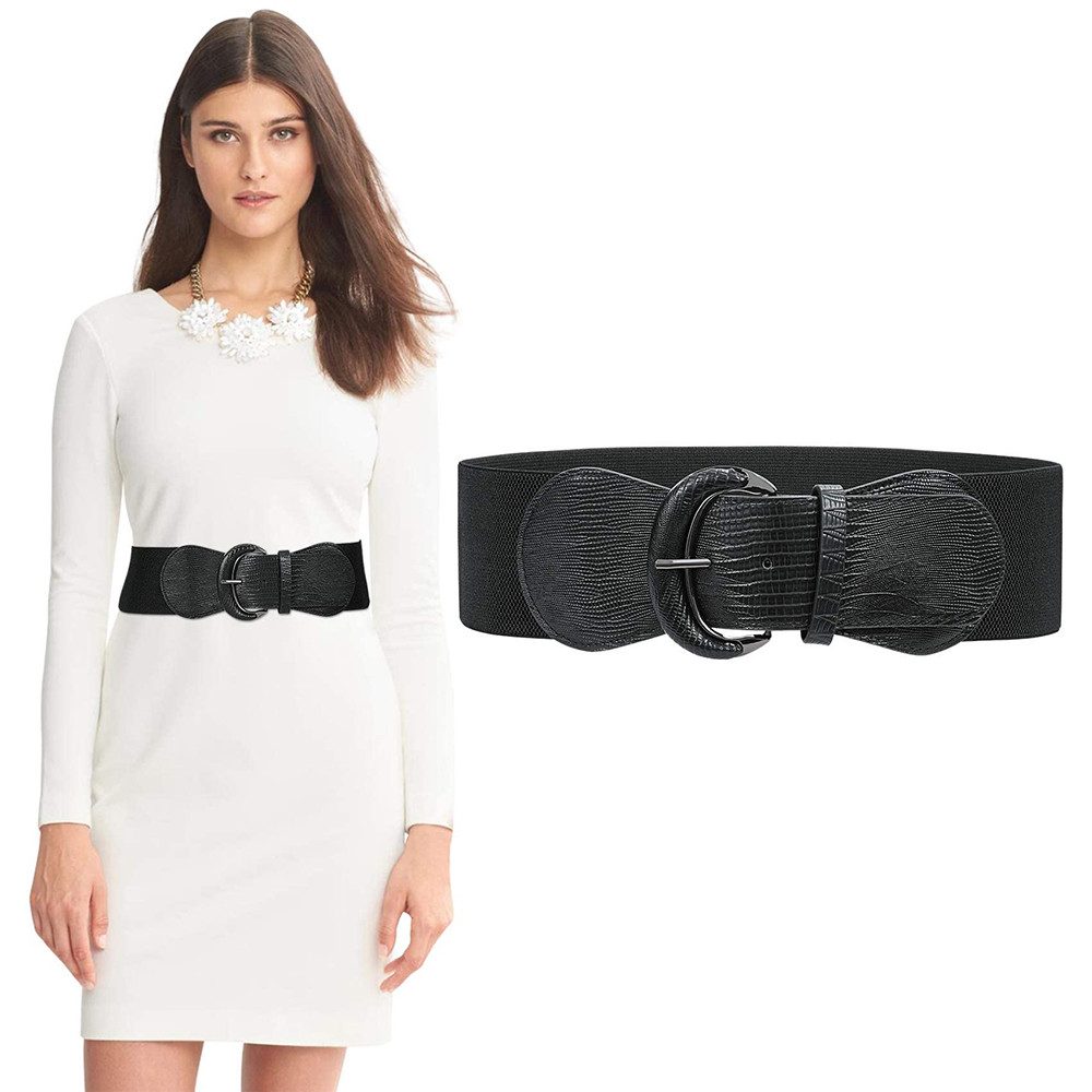 Coonoor Taillengürtel Retro Taillengürtel breiter Damengürtel mit eleganter günstig online kaufen