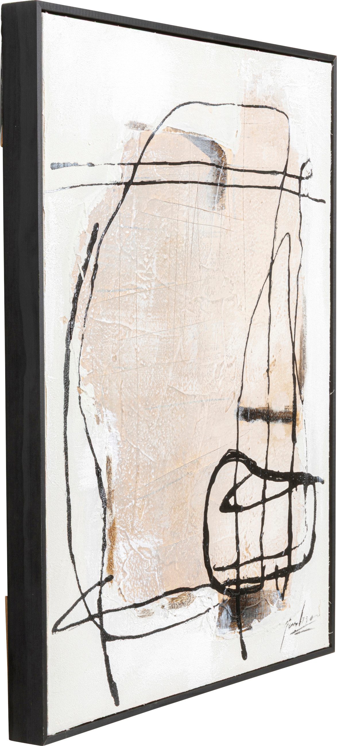 Kare Design Bild mit Rahmen Gerahmtes Bild Dust 55x75cm