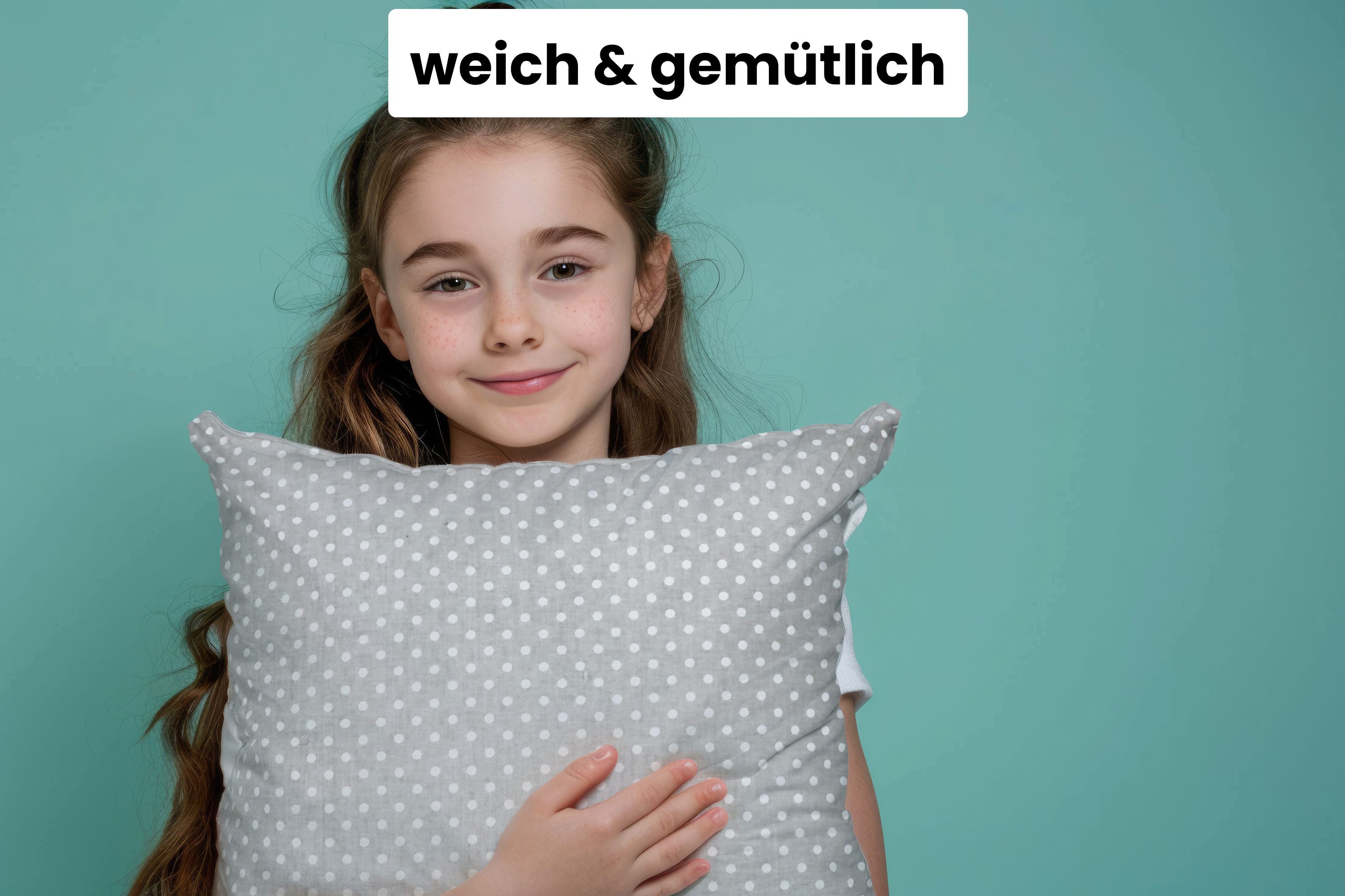 Amilian Dekokissen mit Füllung und Kissenbezug günstig online kaufen