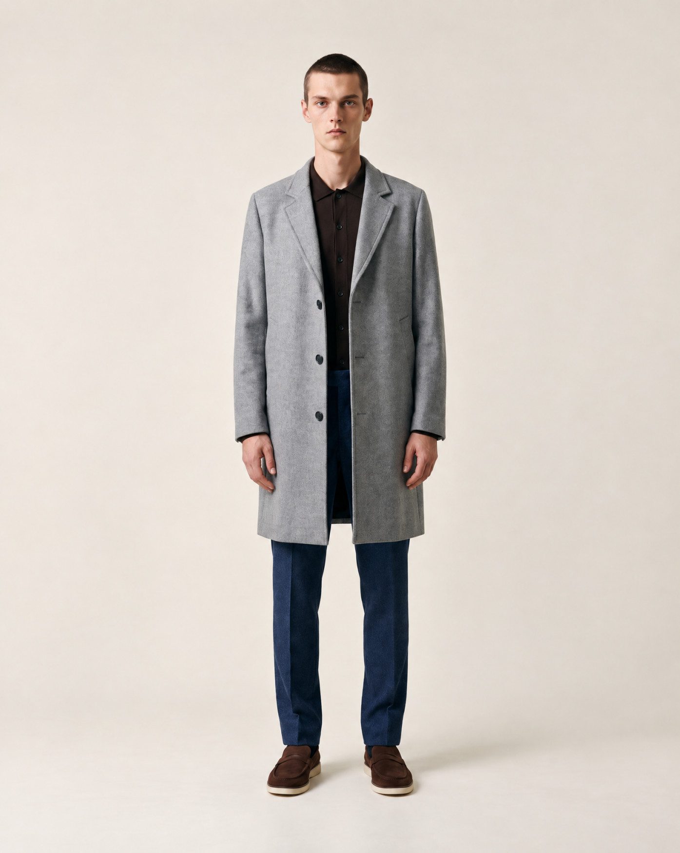 ZUITABLE Wintermantel 222800 DiOve, Lt. Grey Eleganter, klassischer Mantelstil