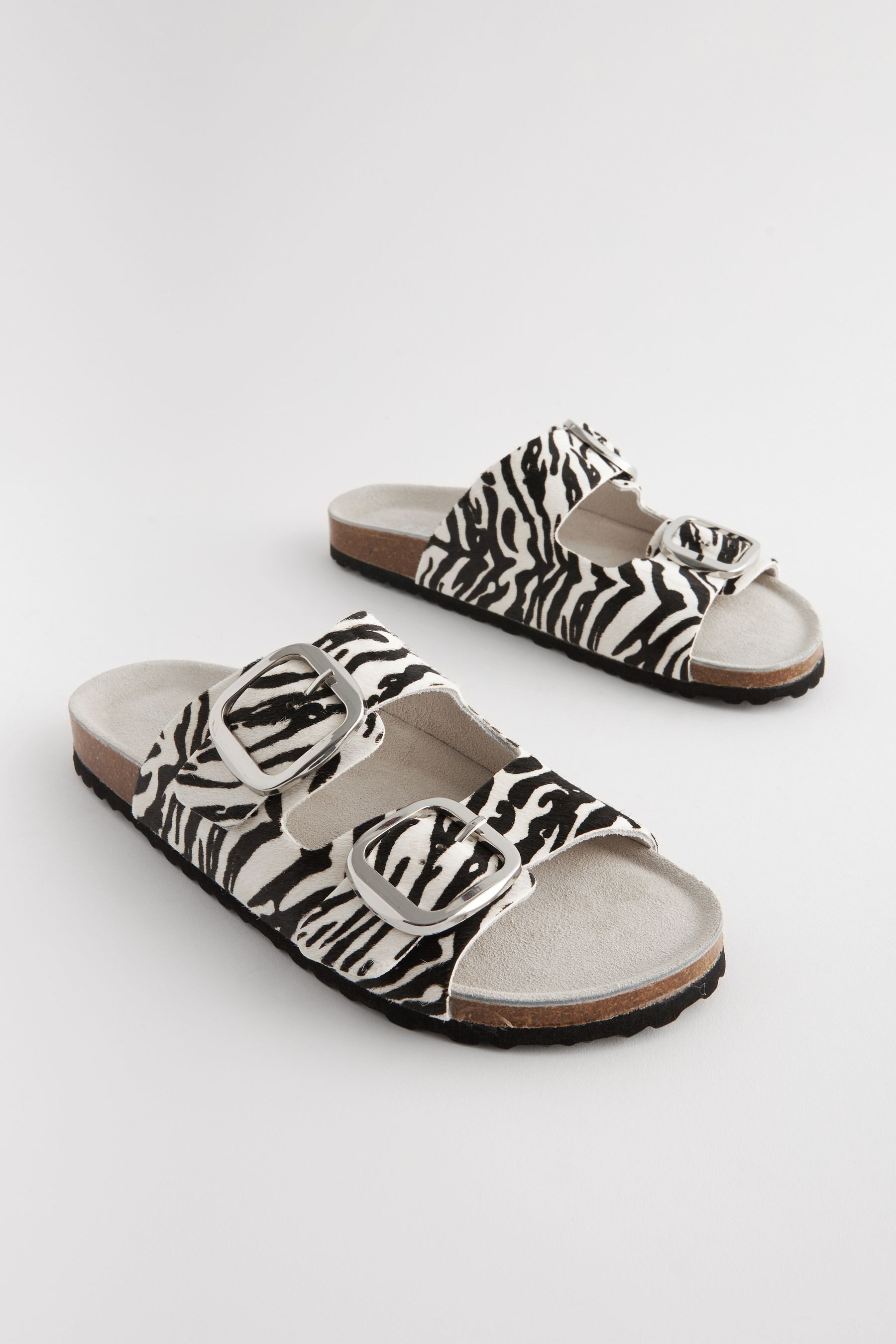 Next Sandalen aus Leder mit Doppelriemen günstig online kaufen