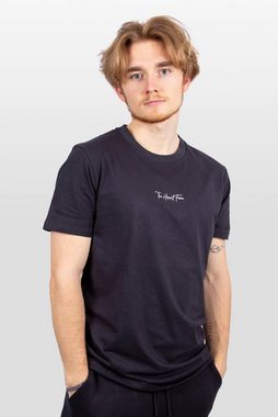 TheHeartFam T-Shirt Nachhaltiges Bio-Baumwolle Tshirt Schwarz Kompass Herren Frauen Hergestellt in Portugal / Familienunternehmen