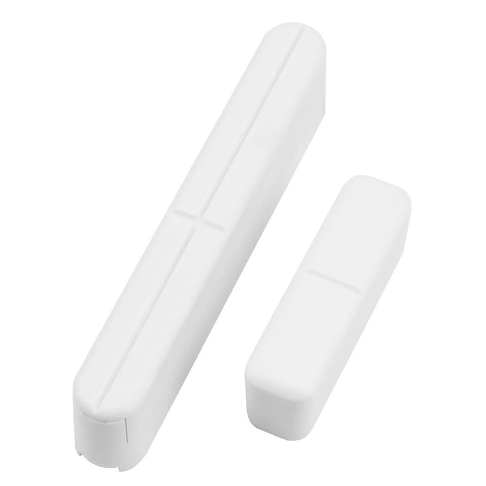 Olympia Türzusatzschloss Tür- und Fenstersensor 6103 mit Reedkontakt und Batterien, Reedkontakt, Batteriewarnung, Klebemontage, 2 AAA-Batterien