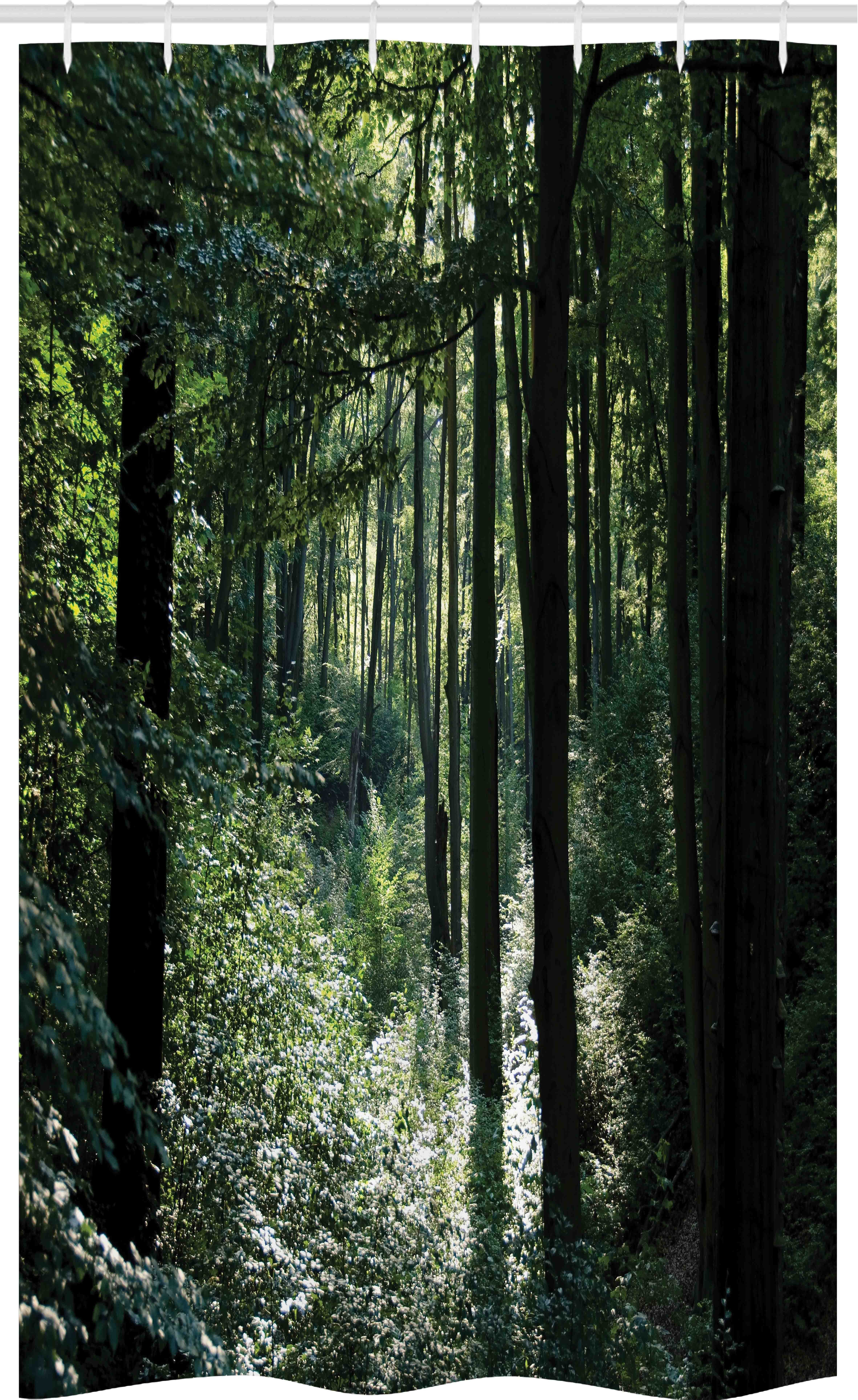 Abakuhaus Duschvorhang Badezimmer Deko Set aus Stoff mit Haken Breite 120 c günstig online kaufen