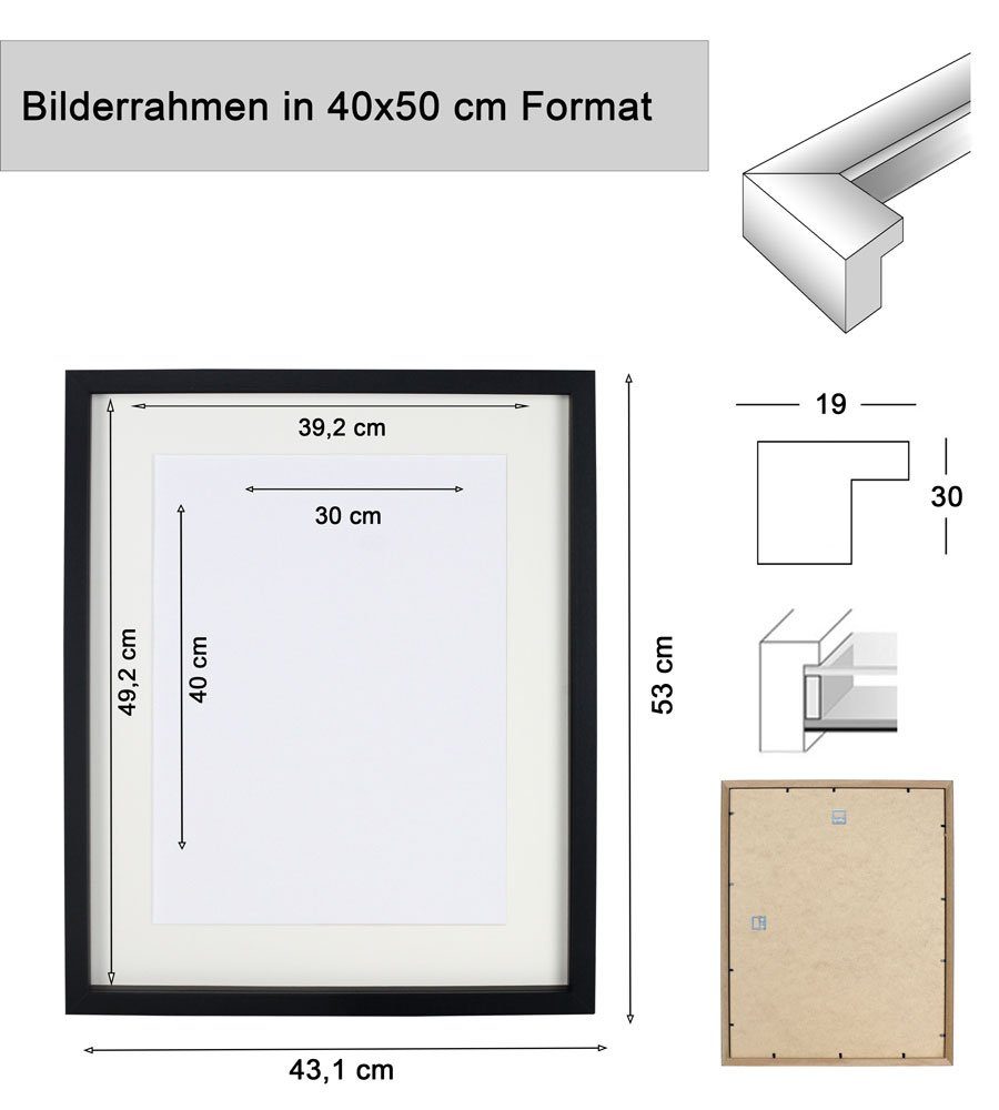 IDEAL TREND Bilderrahmen 3D Objektrahmen Holz günstig online kaufen