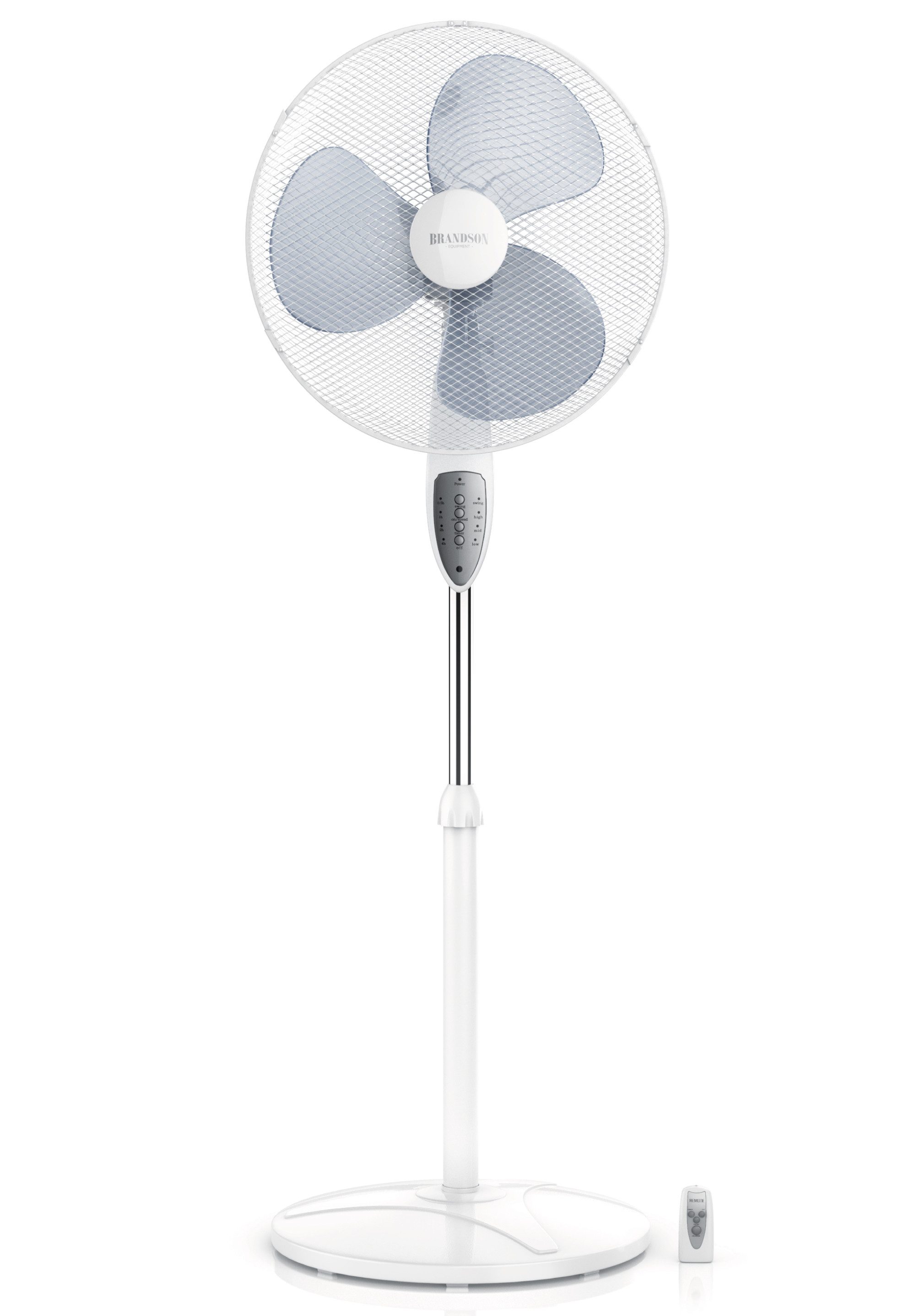 Brandson Standventilator Standlüfter mit Fernbedienung, Neigbar 30°, 50W, O günstig online kaufen