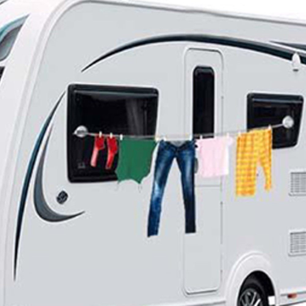 HABA B.V. Leine Saugnapf Wäscheleine Wäschtrockner 5,5 Kg Wohnmobil Camping Caravan