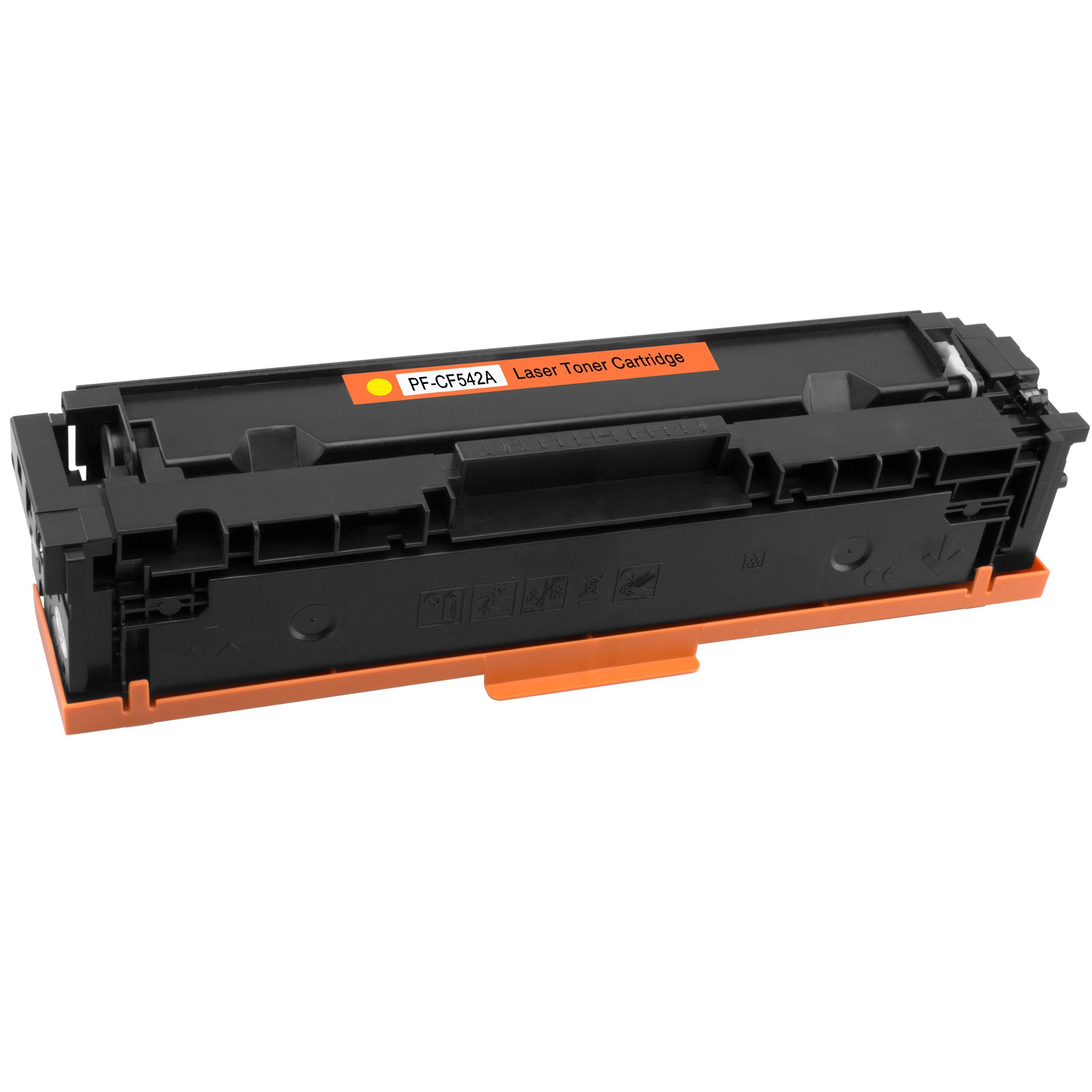 Tito-Express Tonerpatrone CF 542 für Yellow), M254nw CF CF542A M281fdw HP Pro (1x 542A M254dn M280nw Color Laserjet ersetzt 203A, M254dw A MFP M281fdn