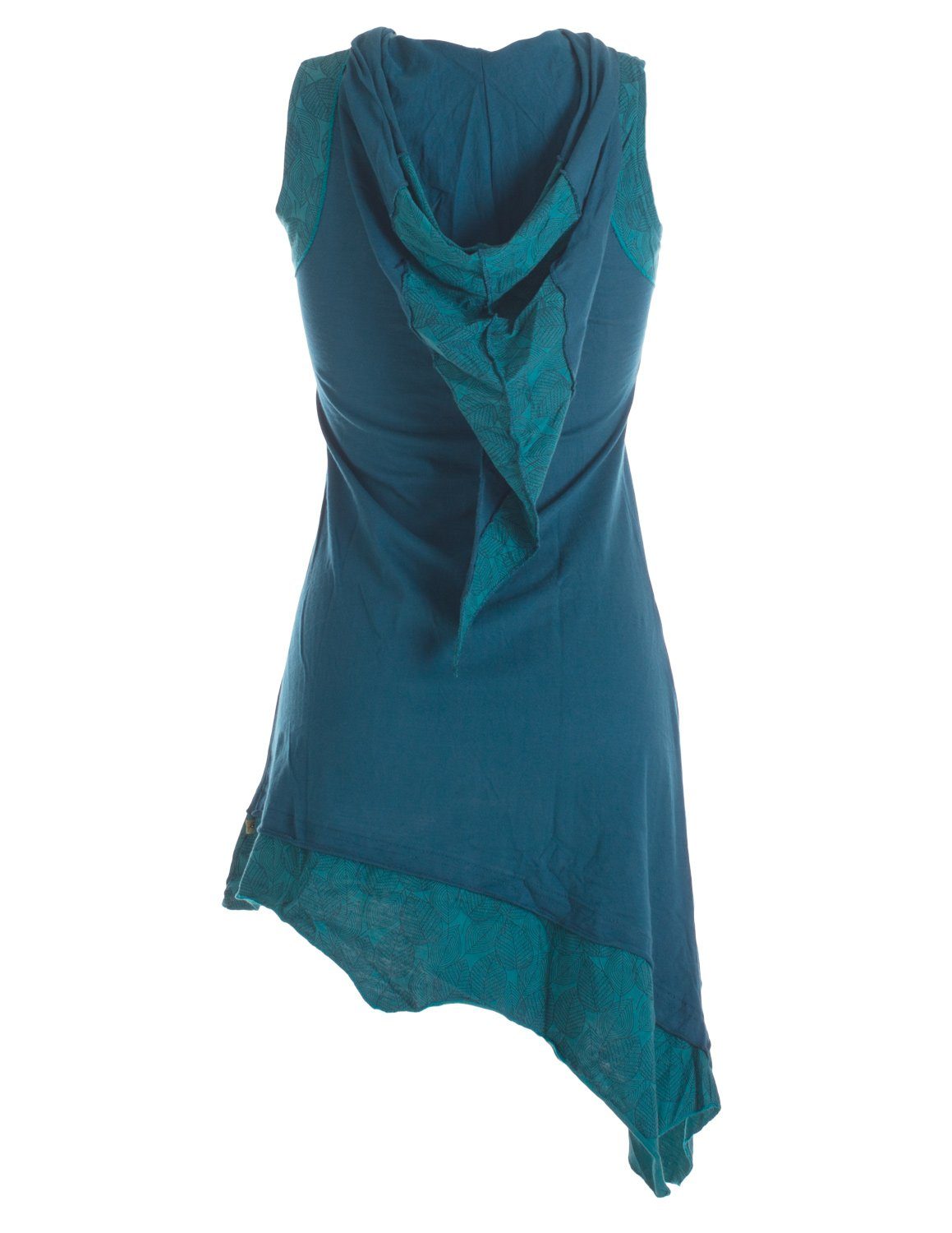 Vishes Sommerkleid Asymmetrisches Elfenkleid mit Zipfelkapuze günstig online kaufen