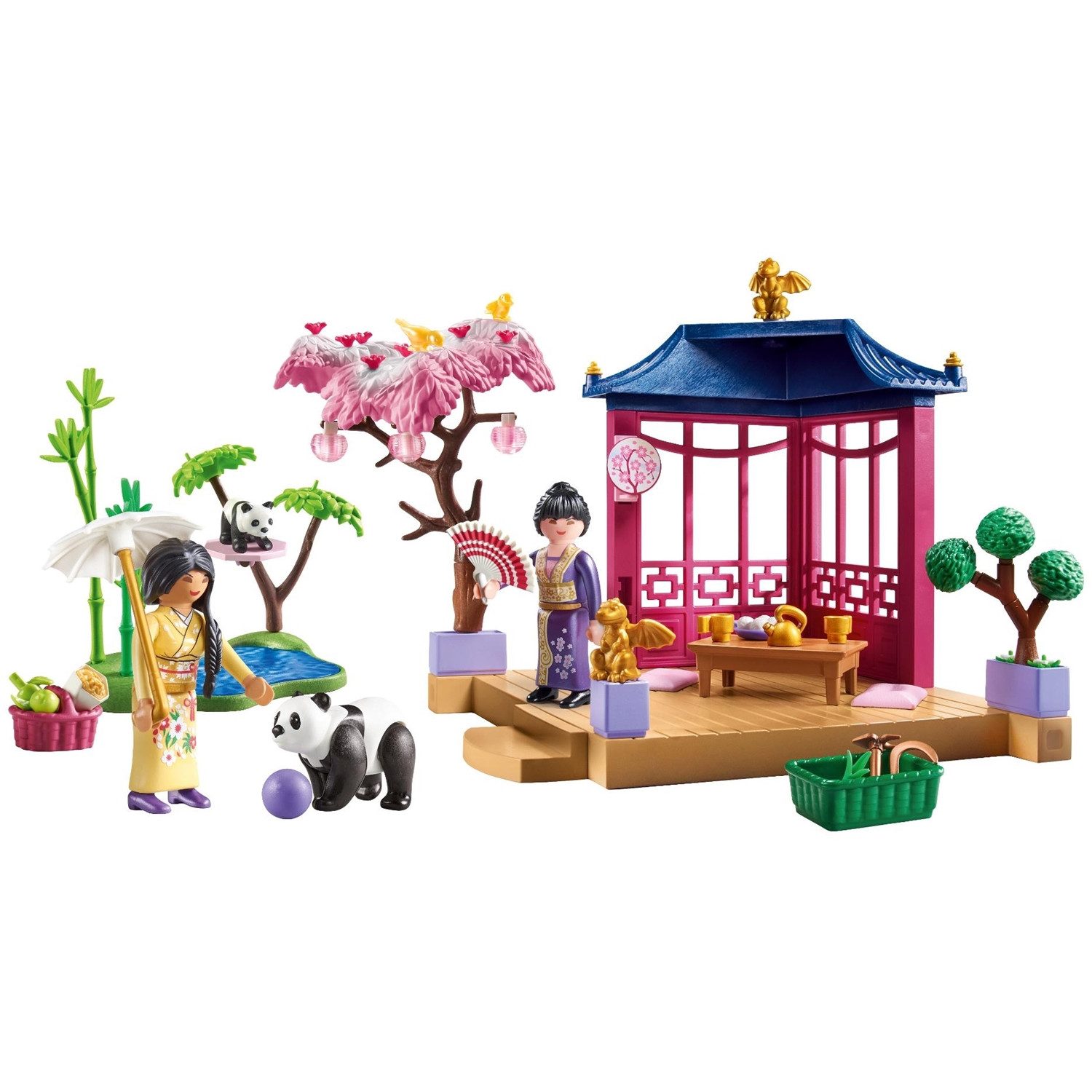Playmobil® 71762 Asiatischer Garten mit Pandafütterung günstig online kaufen