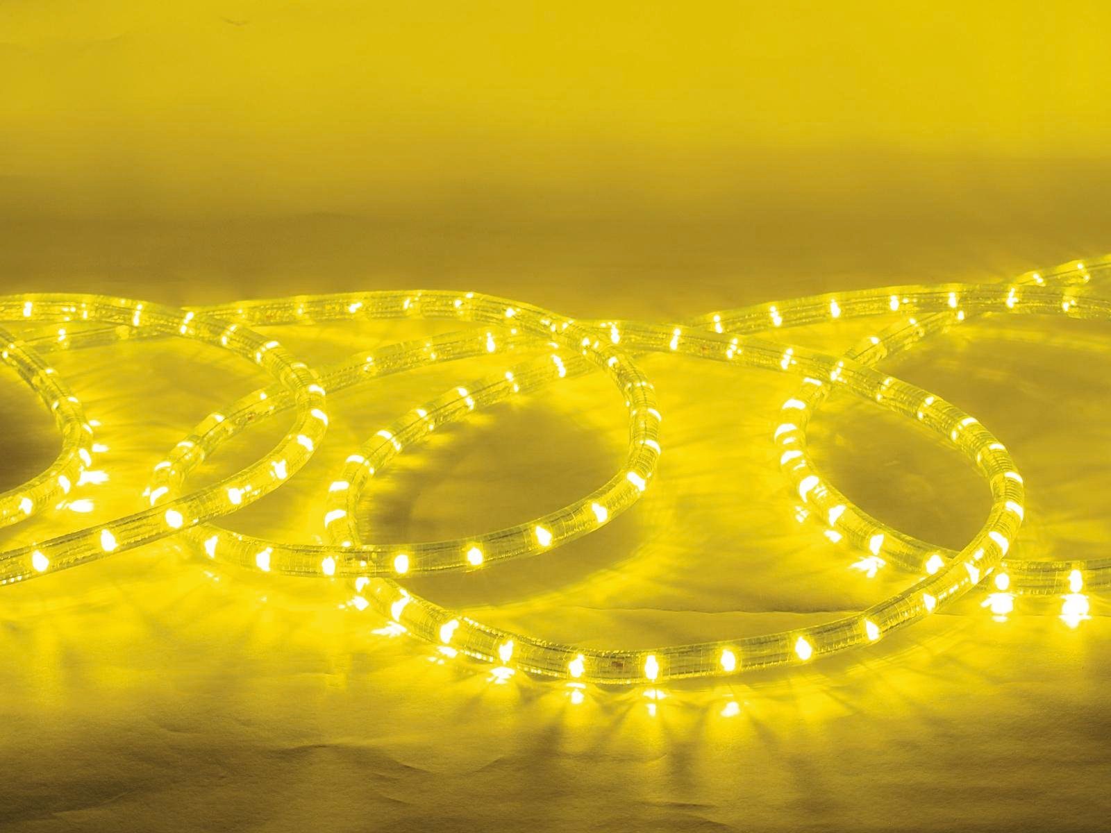 EUROLITE LED-Lichterschlauch 1,5m gelb EUROLITE Schuko Anschlußkabel LED RL1-230V, RUBBERLIGHT