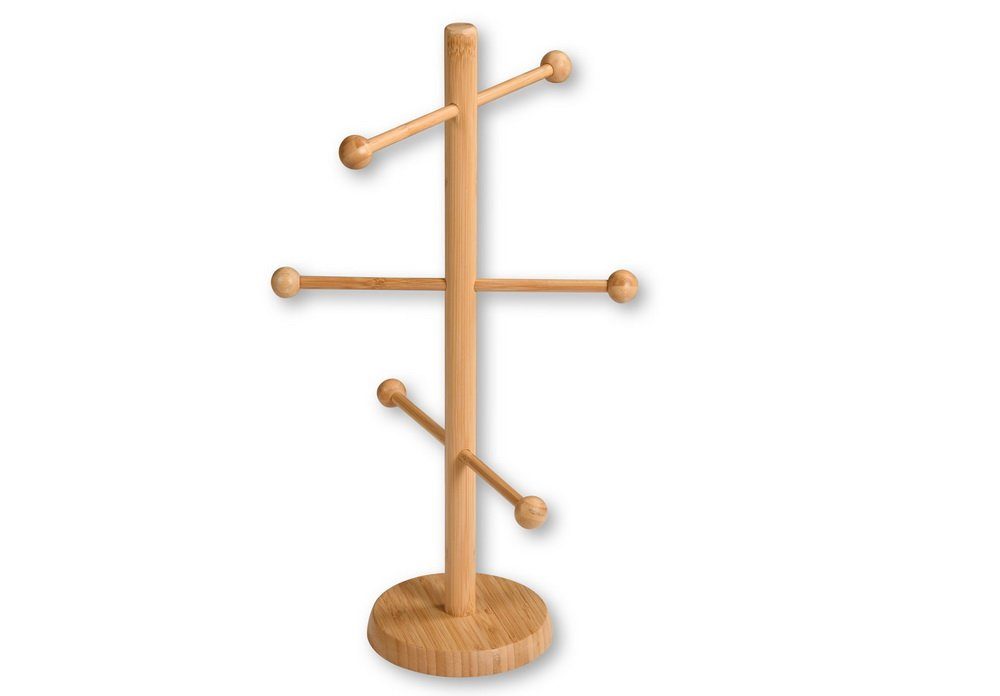 KESPER® Servierständer Brez'n Ständer, FSC, Bambus Bezelständer Breznständer, 6-armig