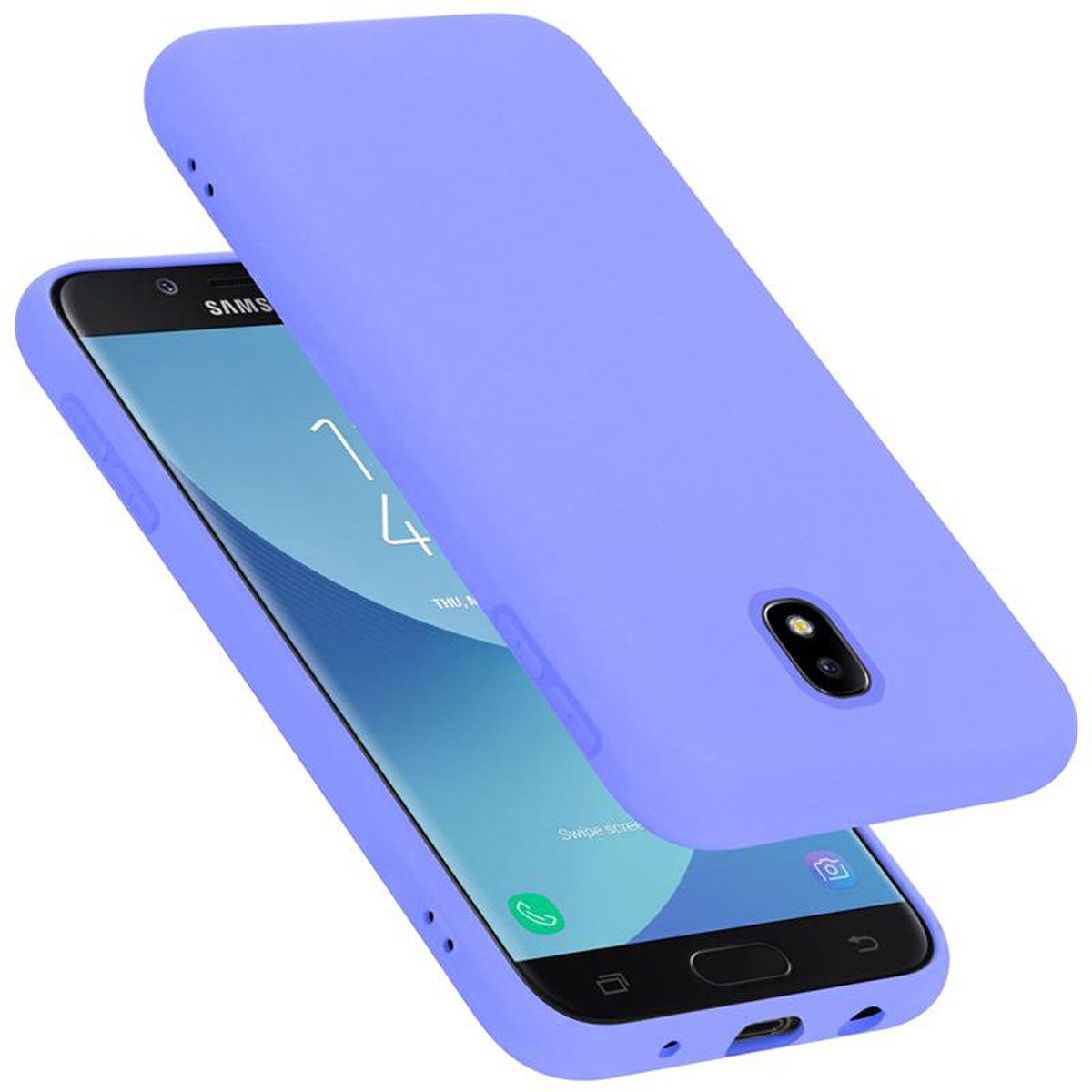 Cadorabo Handyhülle für Samsung Galaxy J5 2017 Hülle Samsung Galaxy J5 2017, Flexible Hülle TPU Silikon Schutzhülle Back Cover Case