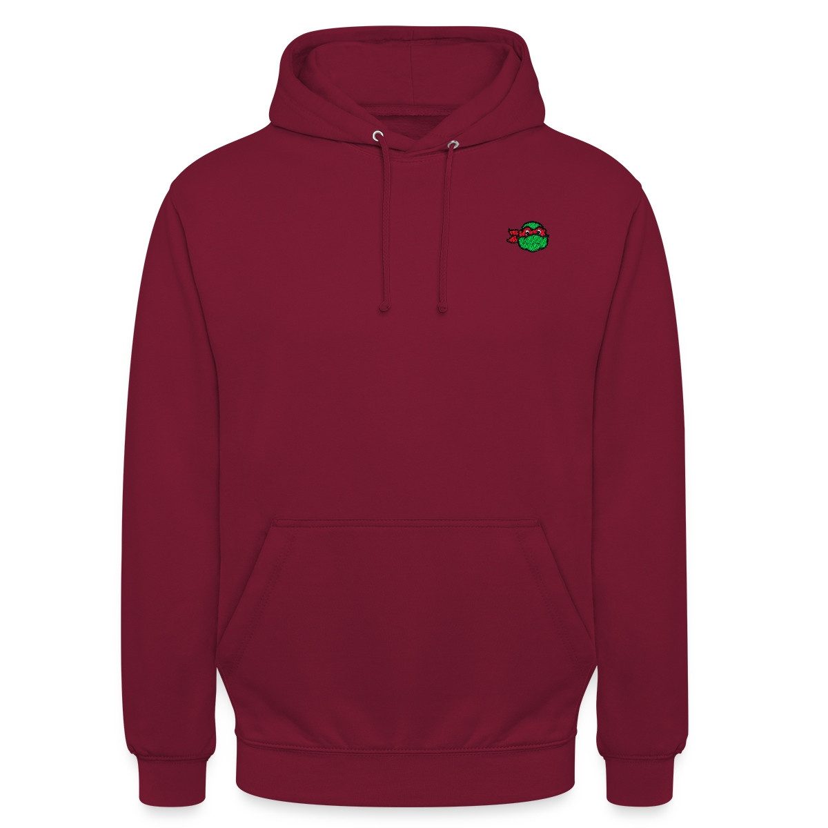 Spreadshirt Hoodie TMNT Raphael Stick Unisex Hoodie (1-tlg) Unisex-Schnitt: Sitzt bei Männern körpernah, bei Frauen weit