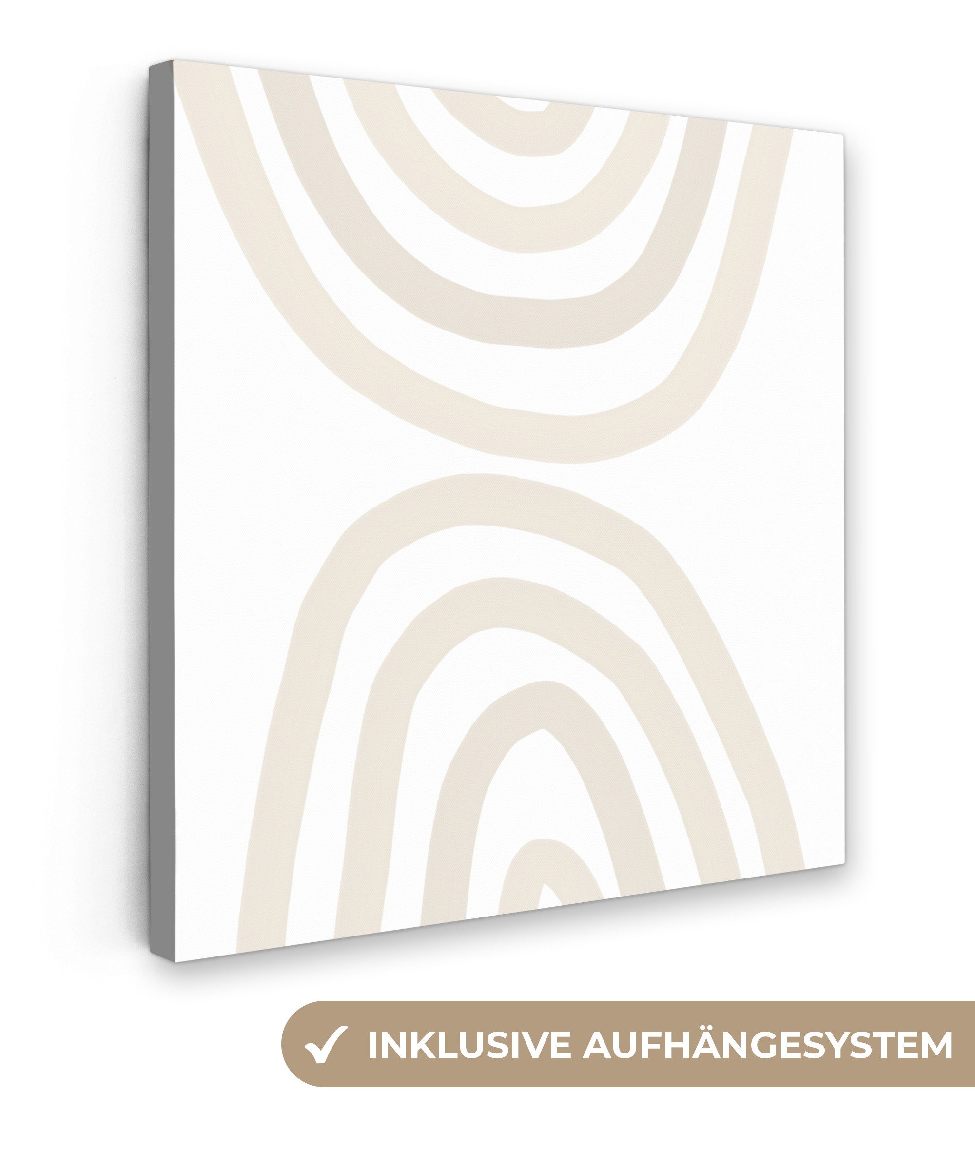 OneMillionCanvasses® Leinwandbild Regenbogen - Pastell - günstig online kaufen