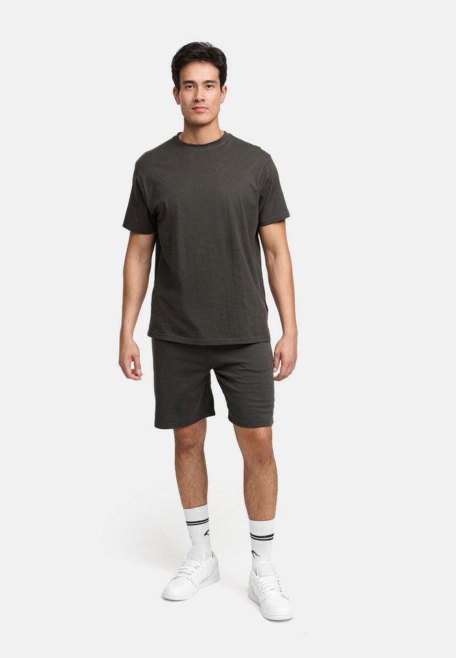 INDICODE Freizeitanzug Herren Comfy Shirt Herrenshorts Set (2-tlg), mit praktischen Seitentaschen an der Shorts