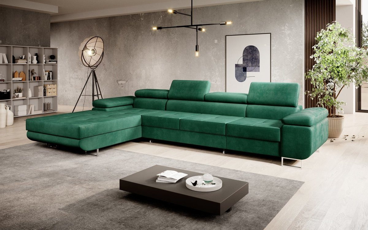 Luxusbetten24 Schlafsofa Designer Sofa Calvera Maxi, günstig online kaufen