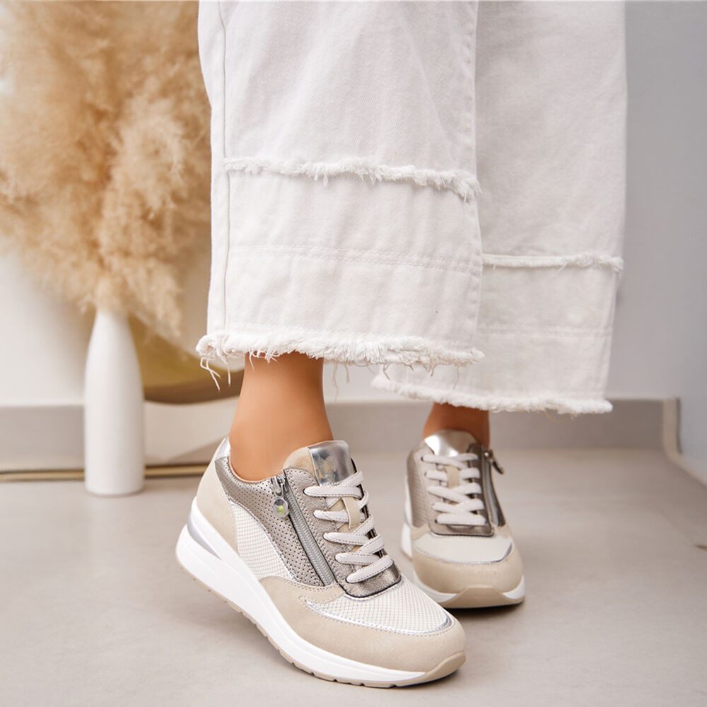 Ital-Design Damen Low-Top Freizeit Sneaker