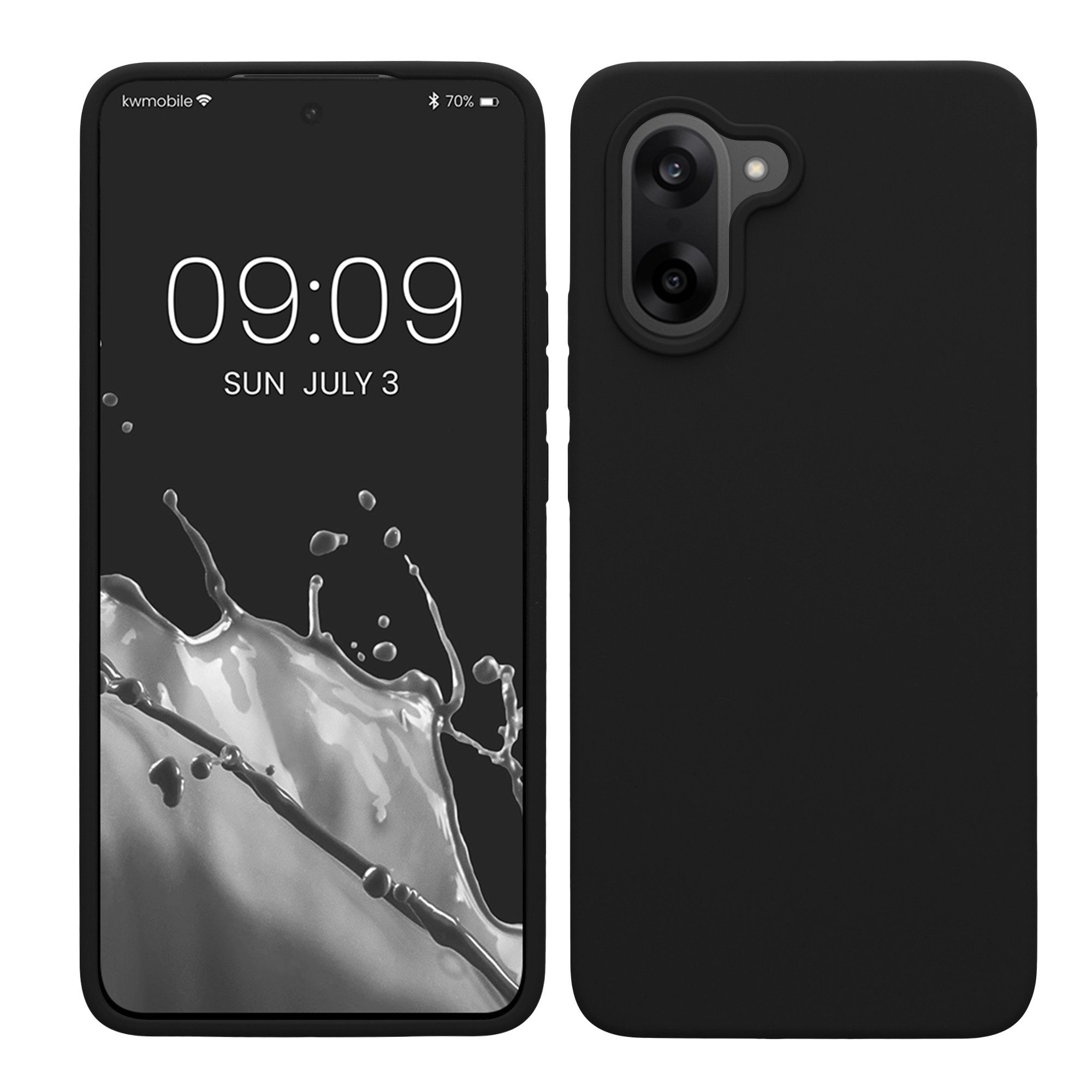 kwmobile Smartphone-Hülle Handyhülle für OnePlus Nord CE5 Hülle, Weiches Handy Silikon Case - Schutzhülle Cover