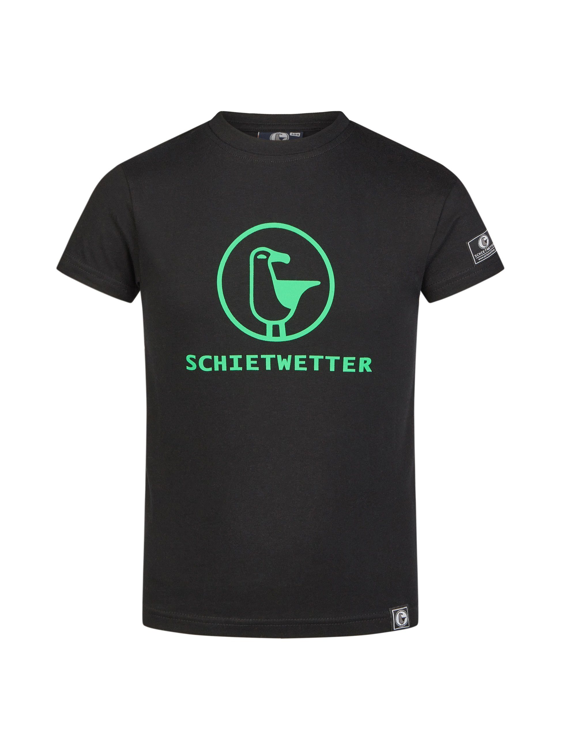 Schietwetter T-Shirt Unisex luftig, Logo-Print