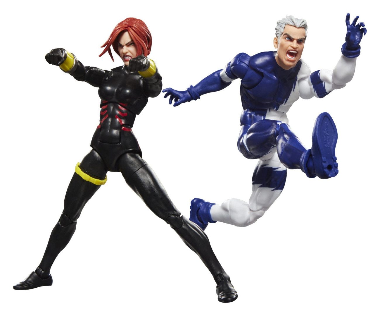Hasbro Actionfigur Avengers Marvel Legends Actionfiguren 2er-Pack Black Widow & Quicksilv