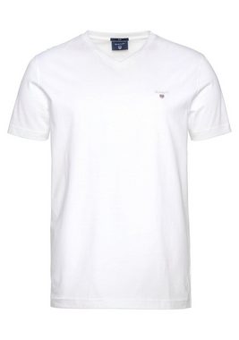 Gant V-Shirt mit Blende