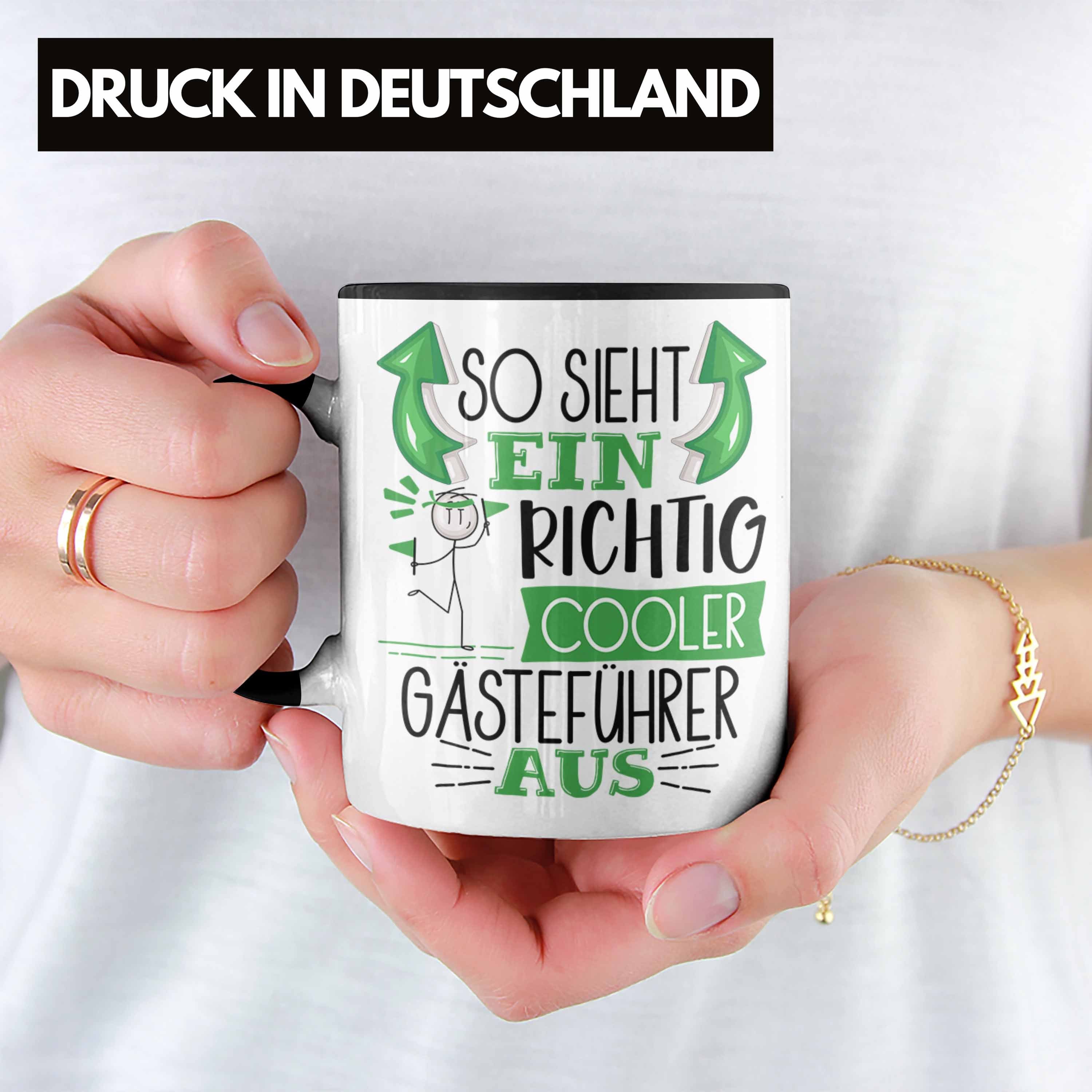 Tasse Gästeführer Schwarz So RIchtig Gästeführer Aus Trendation Cooler Geschenk Sieht Tasse Ein