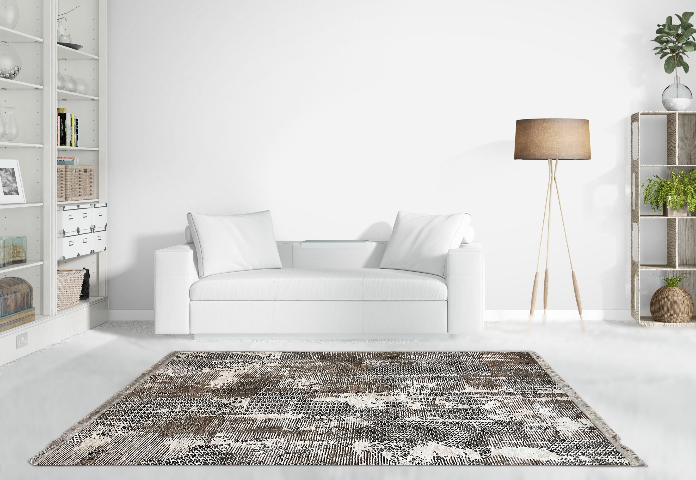 Teppich Mozato, Höhe: Pergamon, Grey rechteckig, 3 mm, Polyester