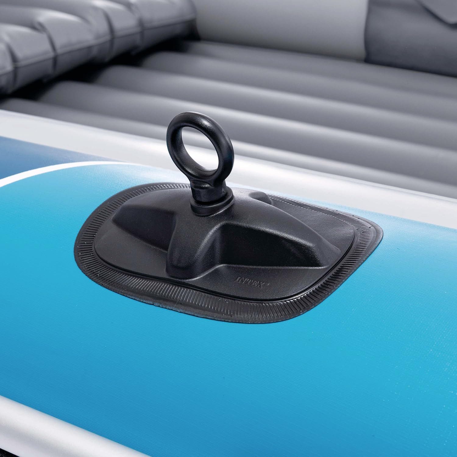 Intex Schlauchboot Excursion 4 Set + Außenbordmotor + Befestigung