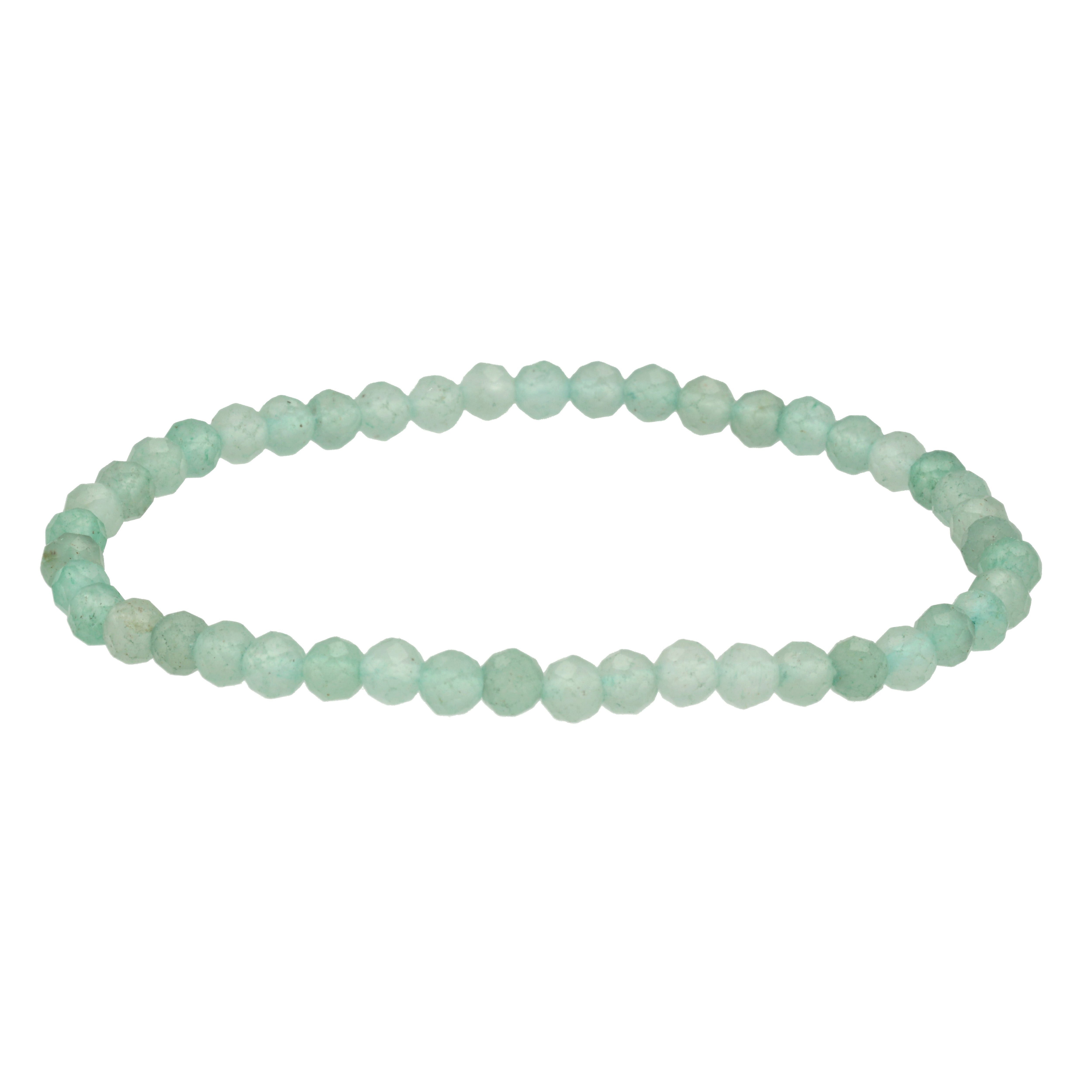 Lebensquelle Plus Armband Aventurin, facettiertes Armband, 4 mm